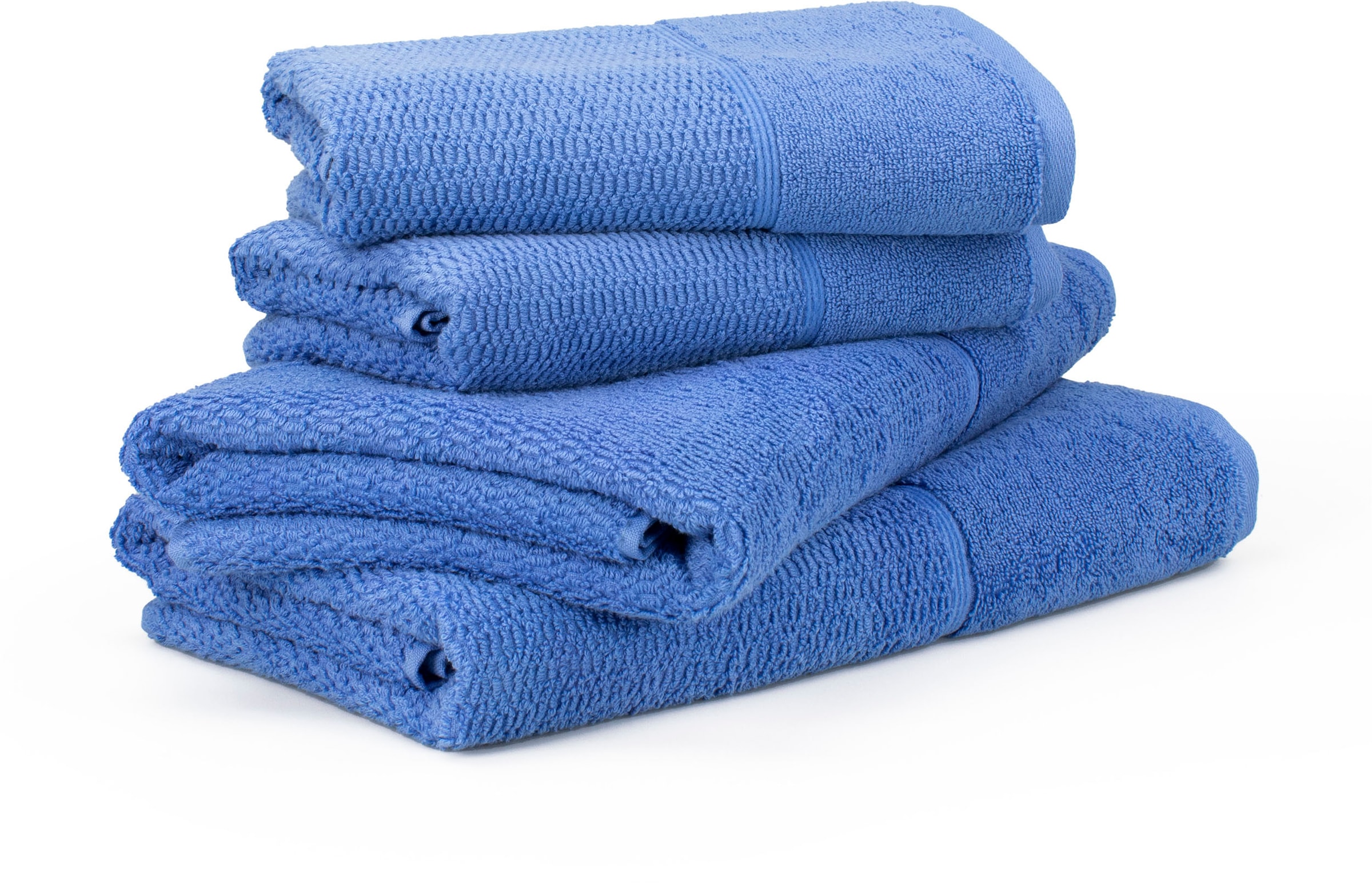 Möve for frottana Handtuch Set »Pearl«, 4 tlg., Walkfrottier, Set: 2x Handtuch 50/100 und 2x Badetuch 67/140cm