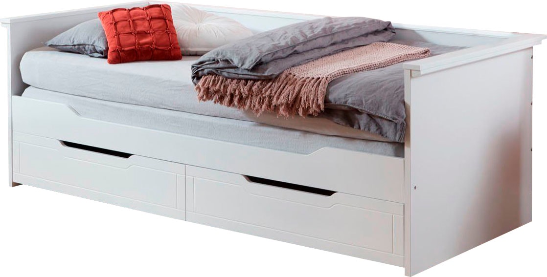 Relita Funktionsbett "Lina", mit ausziehbarer Liegefläche und 2 Schubkästen günstig online kaufen