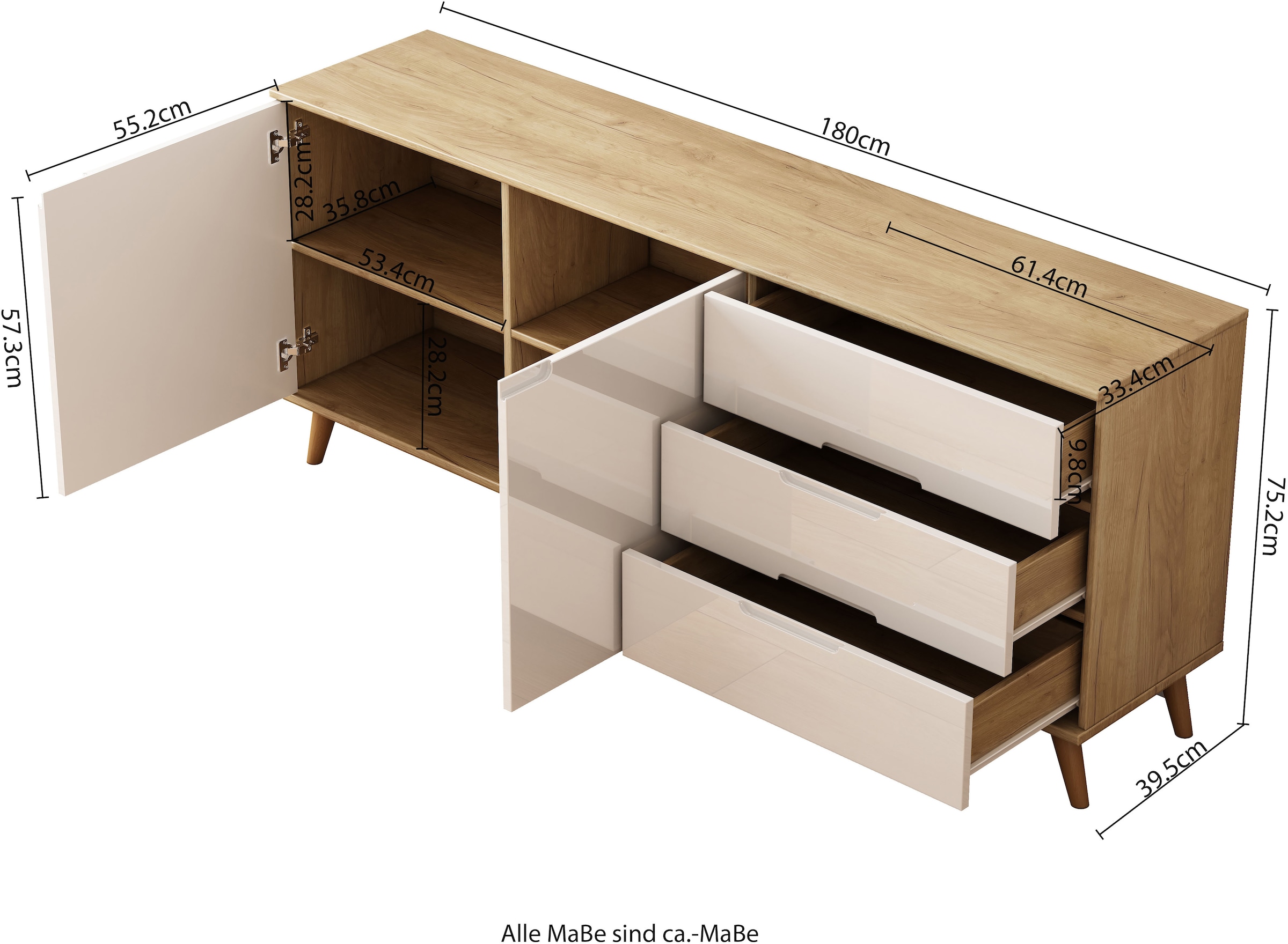 OTTO home Sideboard »Lund«