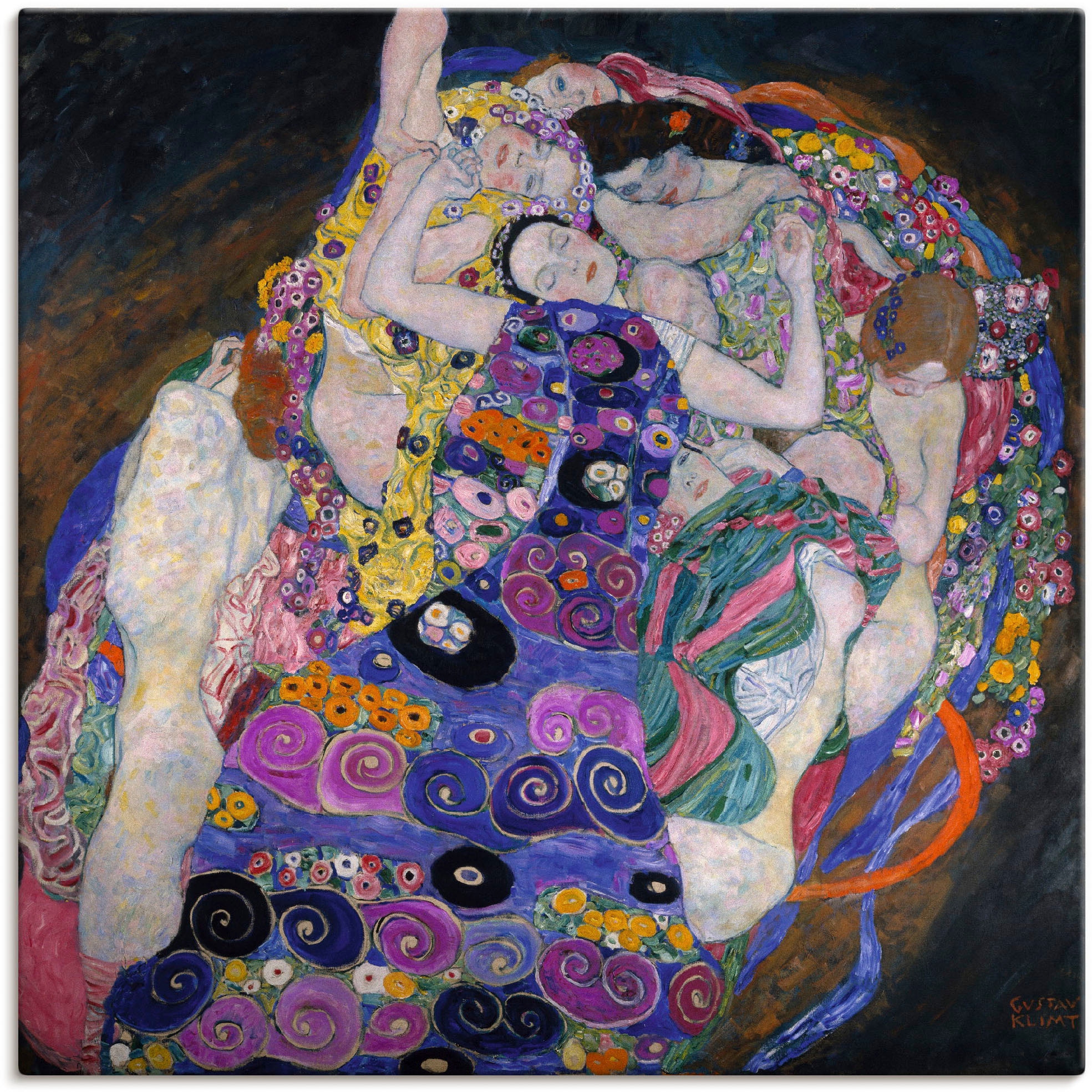 Artland Leinwandbild "Die Jungfrau. 1913" Gruppen & Familien 1 Stk. tlg. au günstig online kaufen