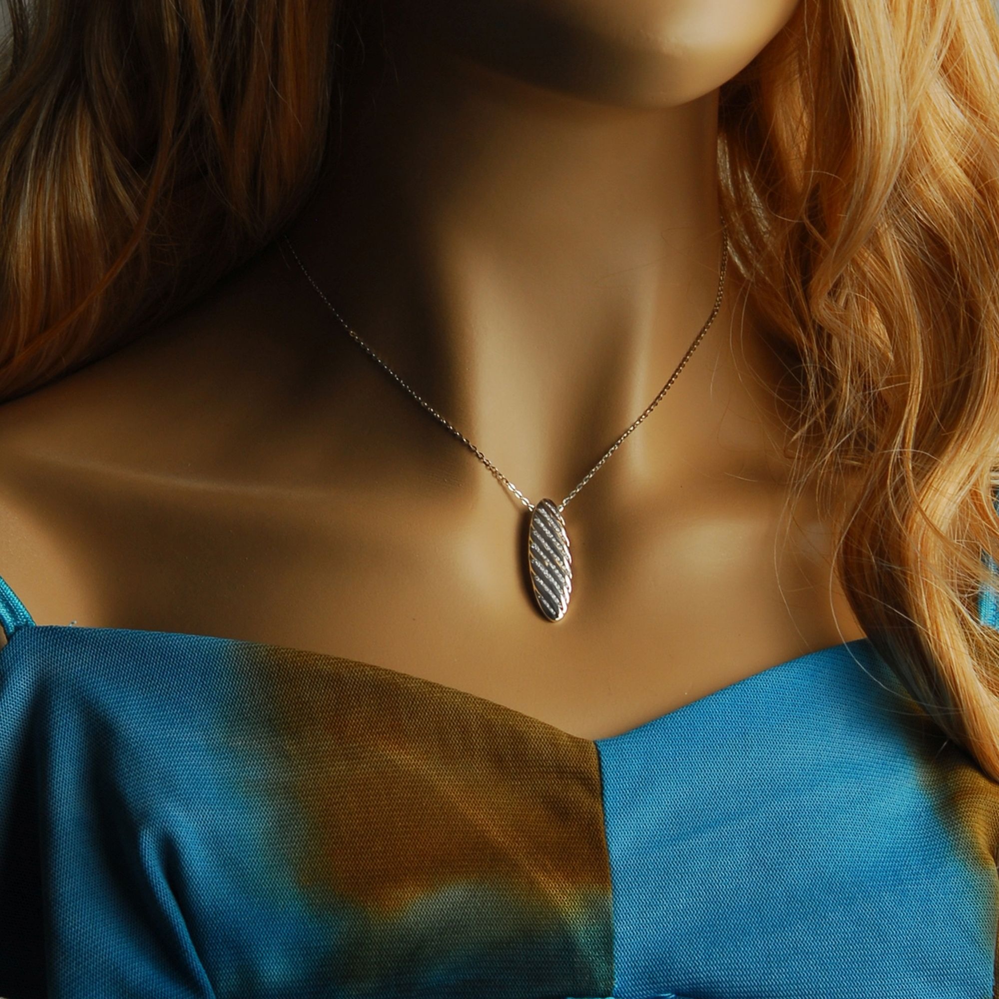 goldmaid Kette mit Anhänger »925 Sterling Silber Glänzend Zirkonia weiß«