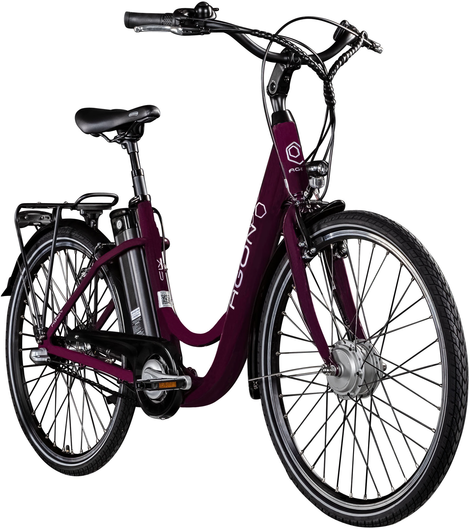 E-Bike »Axis«, 3 Gang, Frontmotor 250 W, Pedelec, Elektrofahrrad für Damen u. Herren,...