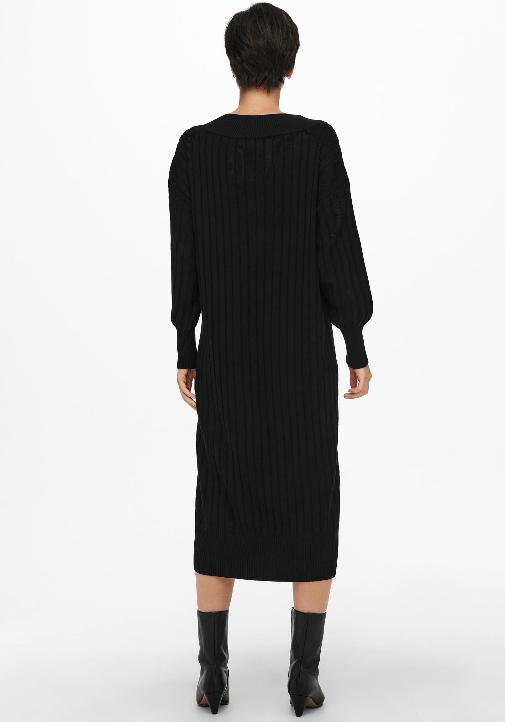 ONLY Strickkleid "ONLNEW TESSA L/S MIDI V DRESS", mit tiefem V-Ausschnitt m günstig online kaufen