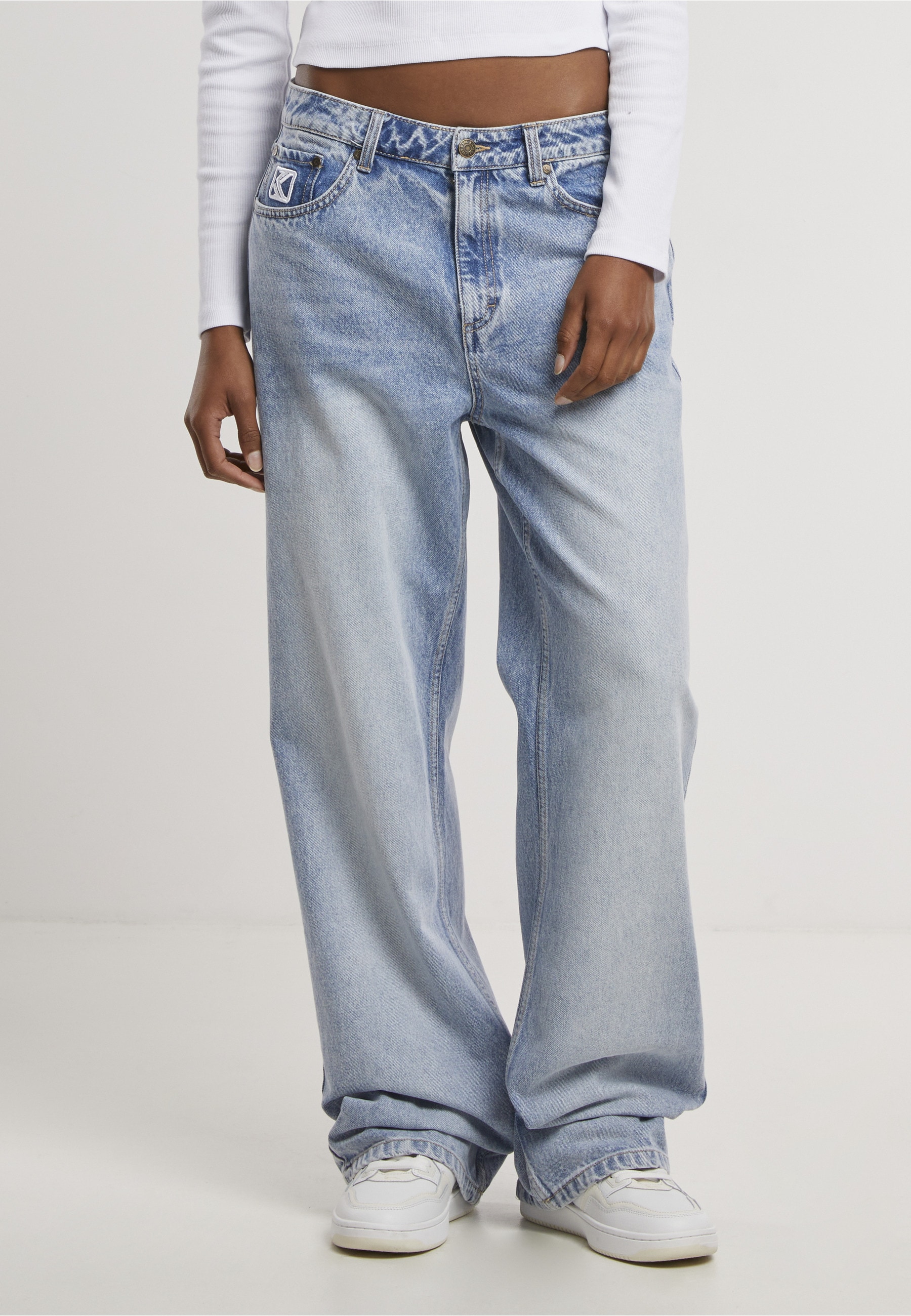 Karl Kani Bequeme Jeans »Karl Kani Karl Kani OG Five Pocket Straight Leg Denim vintage«