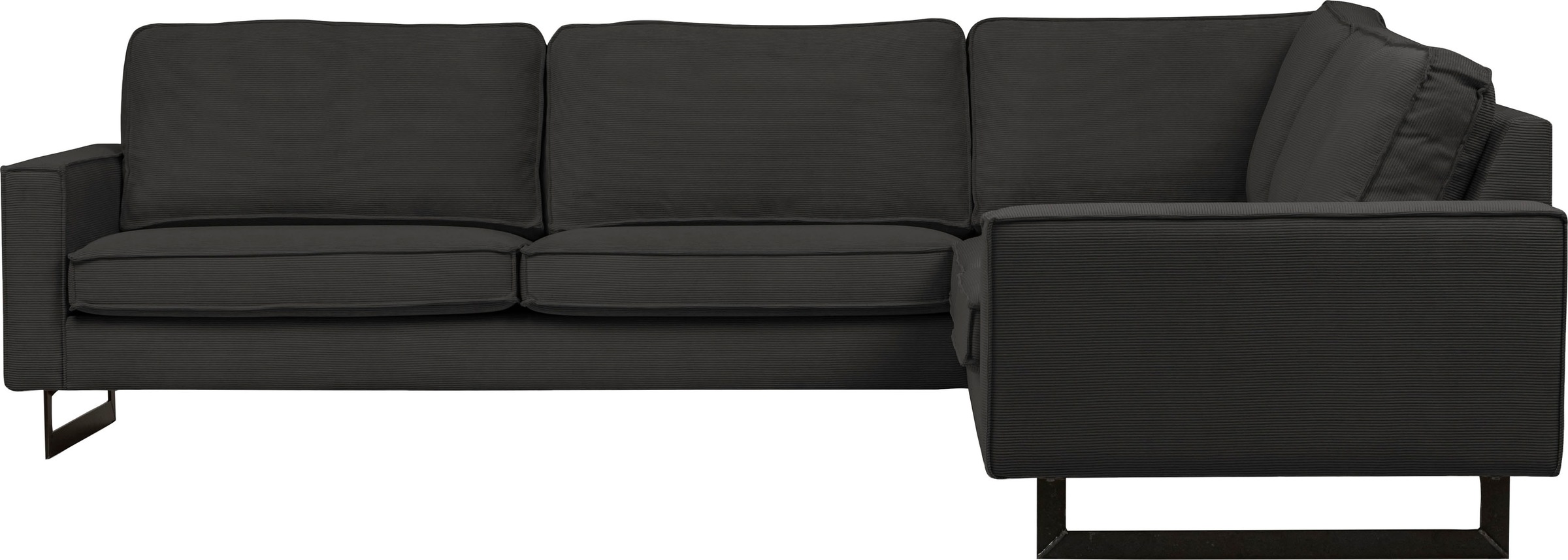 Places of Style Ecksofa "Pinto, XXL, 250/290 cm, langer Schenkel, Ottomane" günstig online kaufen