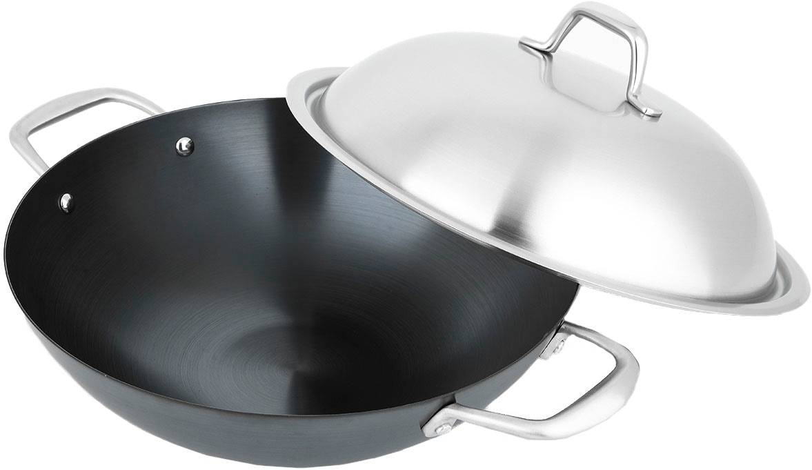 Carl Schmidt Sohn Wok »Altena«, Eisen, Ø 32 cm, mit Deckel, Induktion  bestellen | BAUR