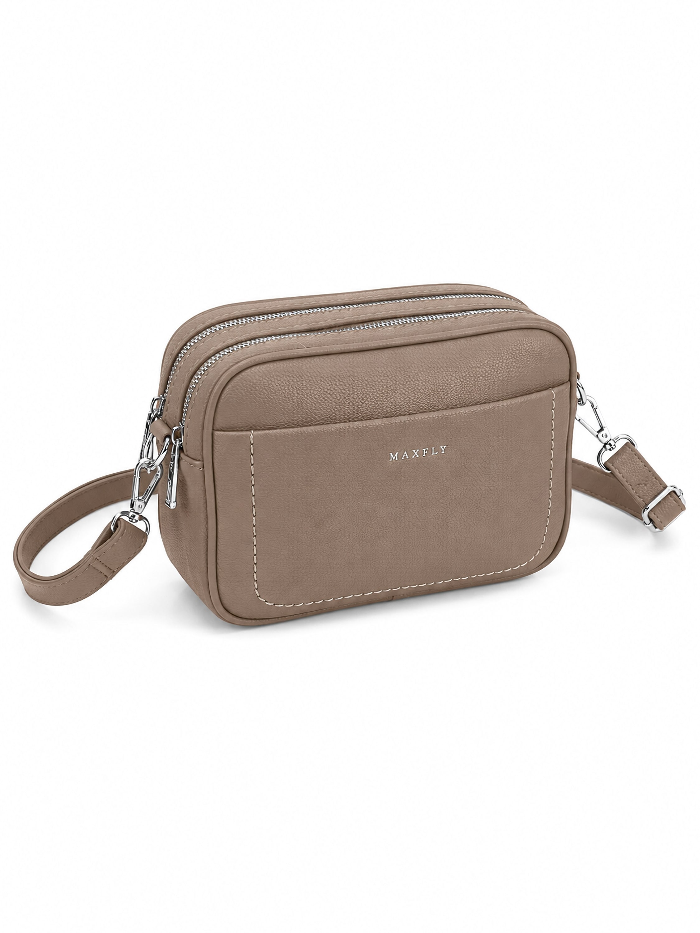COLLEZIONE ALESSANDRO Umhängetasche "Praktisch" kleine Crossbody Bag mit vielen Fächern