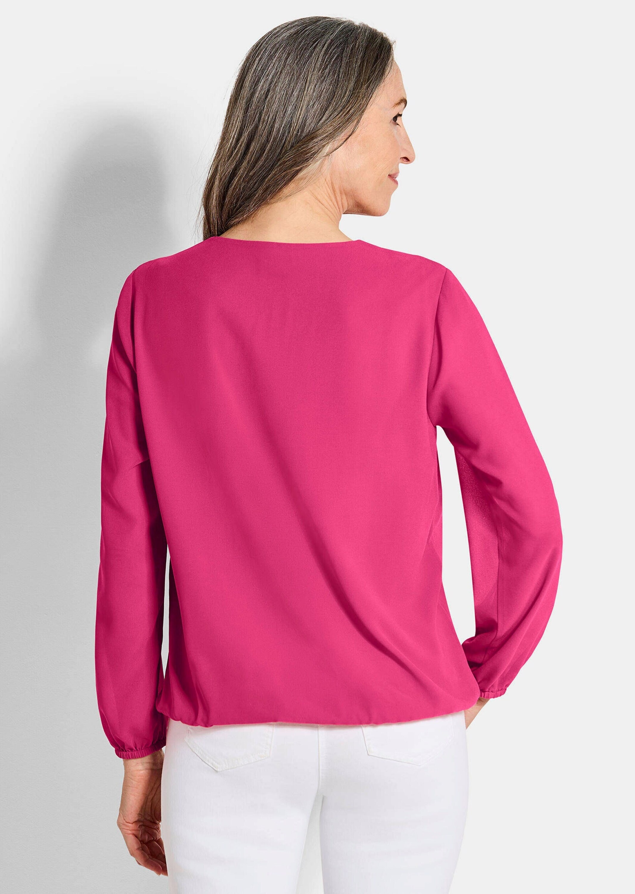 GOLDNER Klassische Bluse »Elegante Bluse aus Chiffon«