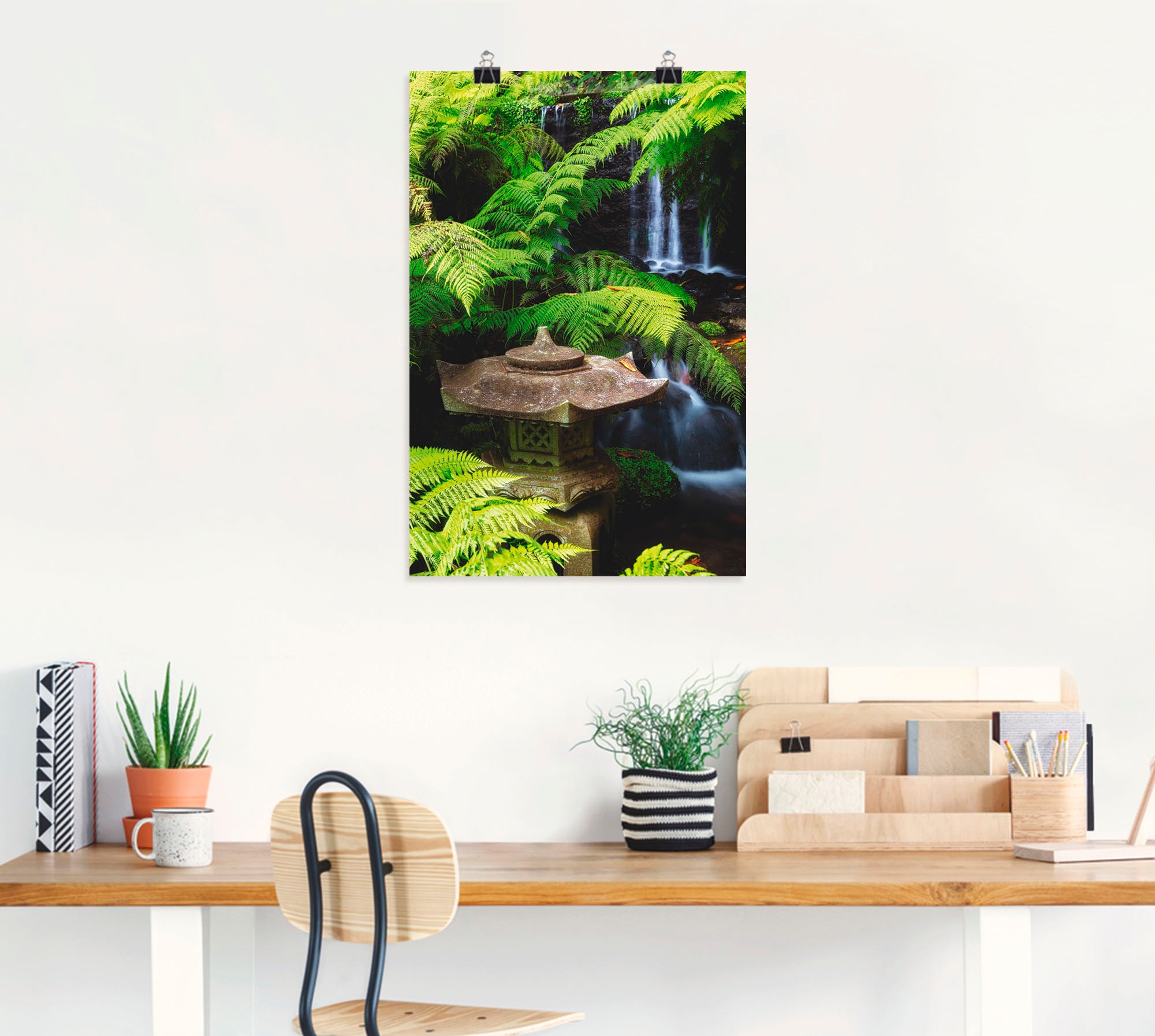 Artland Wandbild »Japanische Laterne«, Spa, (1 St.), als Leinwandbild, Poster, Wandaufkleber in verschied. Größen