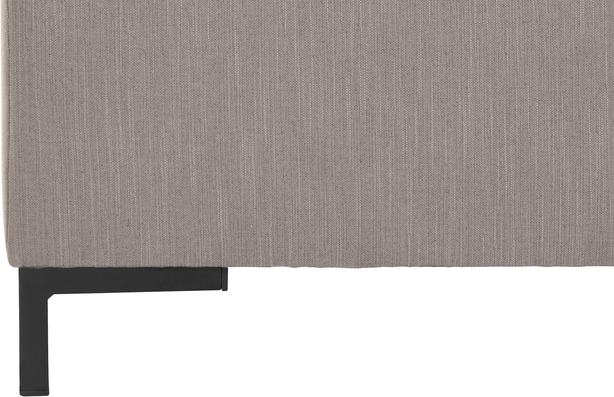 OTTO products Ecksofa »Grazzo L-Form«, hochwertige Stoffe aus recyceltem Material, Steppung im Sitzbereich