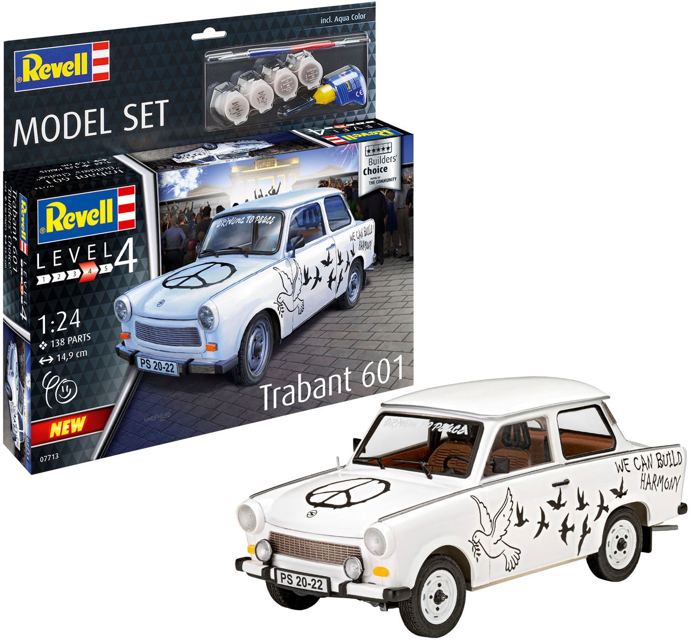 Modellbausatz »Trabant 601S«, 1:24, Made in Europe