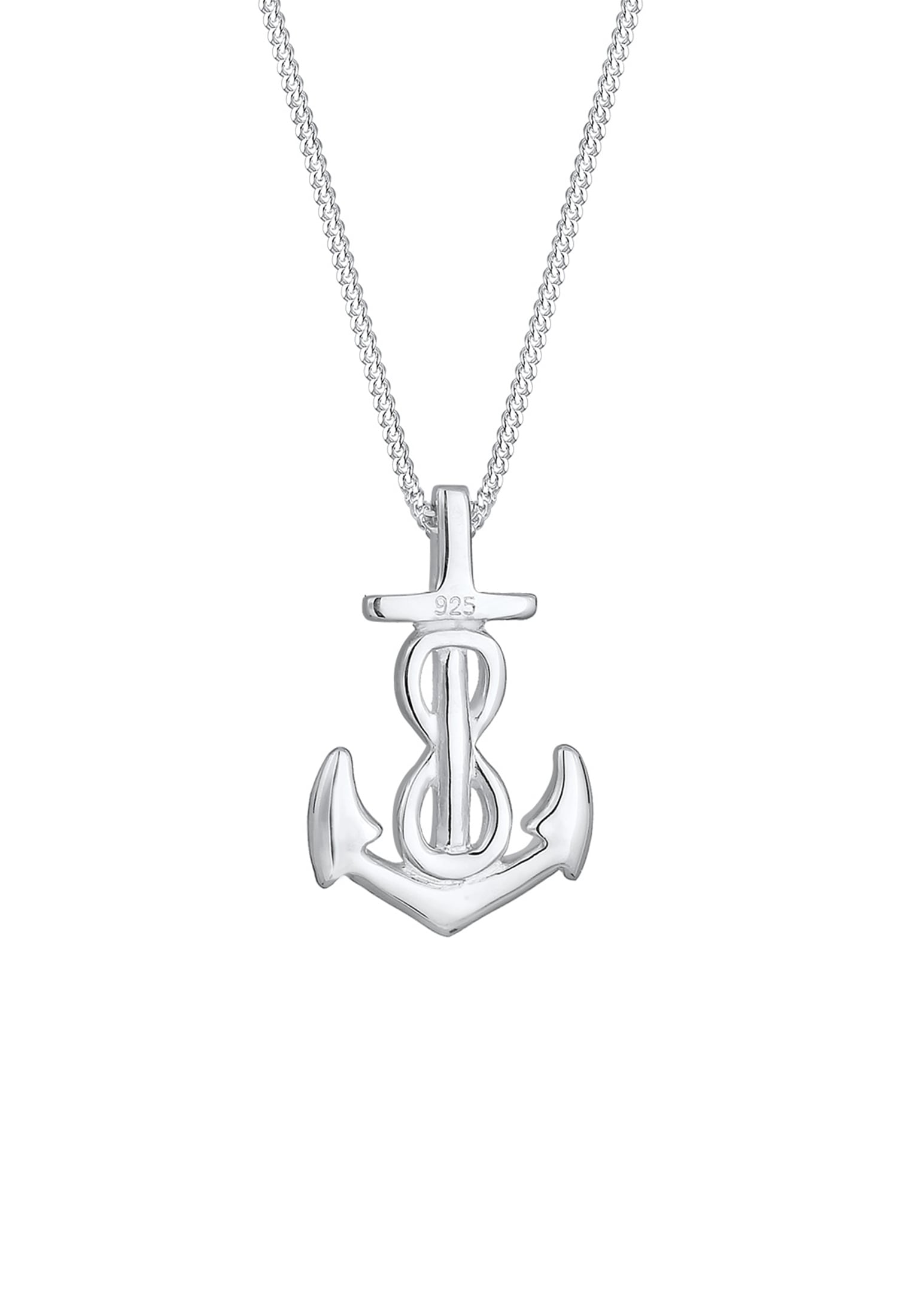 Elli Kette mit Anhänger »Anker Infinity Liebe Kreuz 925 Silber«