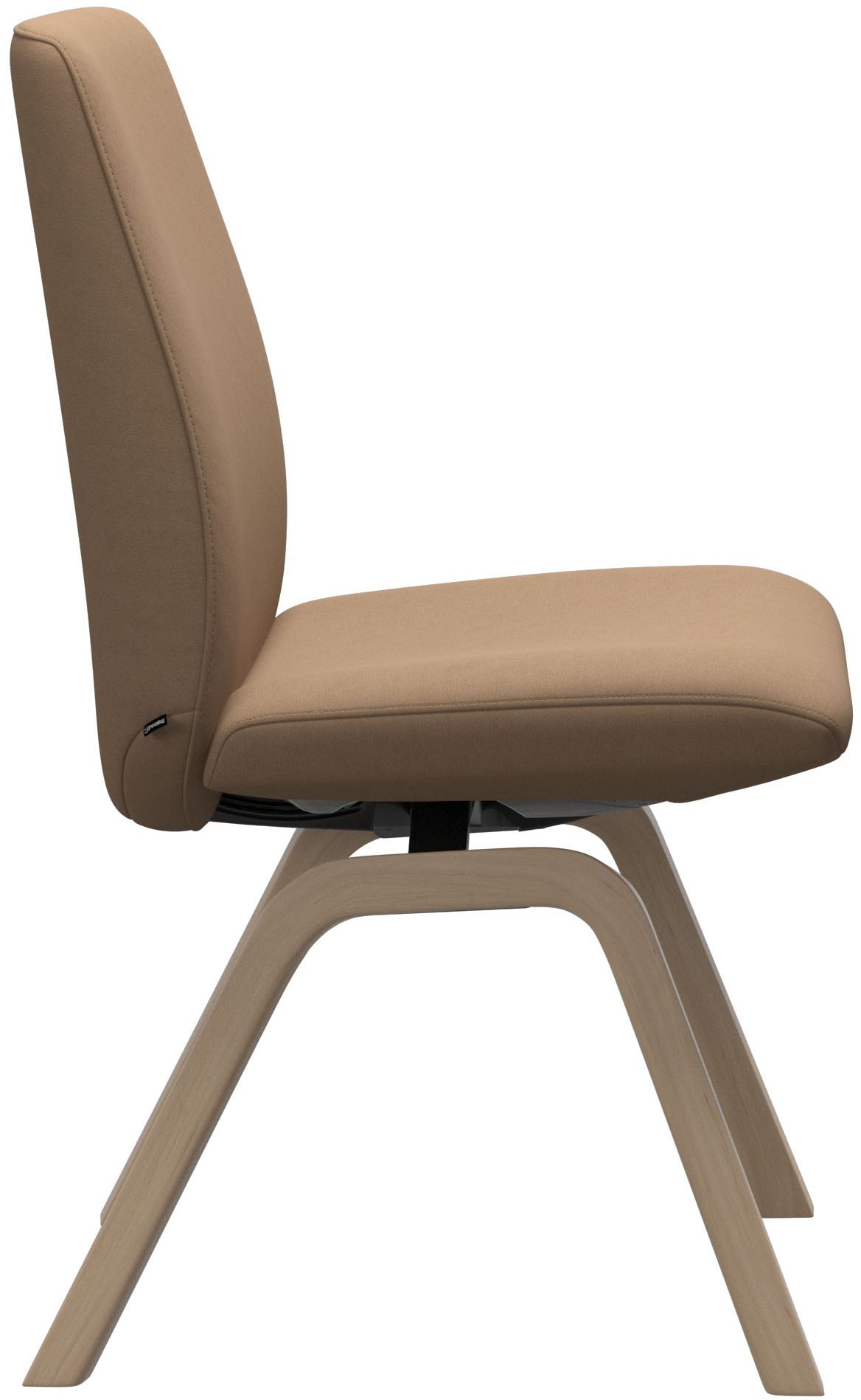 Stressless® Polsterstuhl »Laurel«, Microfaser DINAMICA, Low Back, Größe L, mit schräggestellten Beinen in Eiche natur