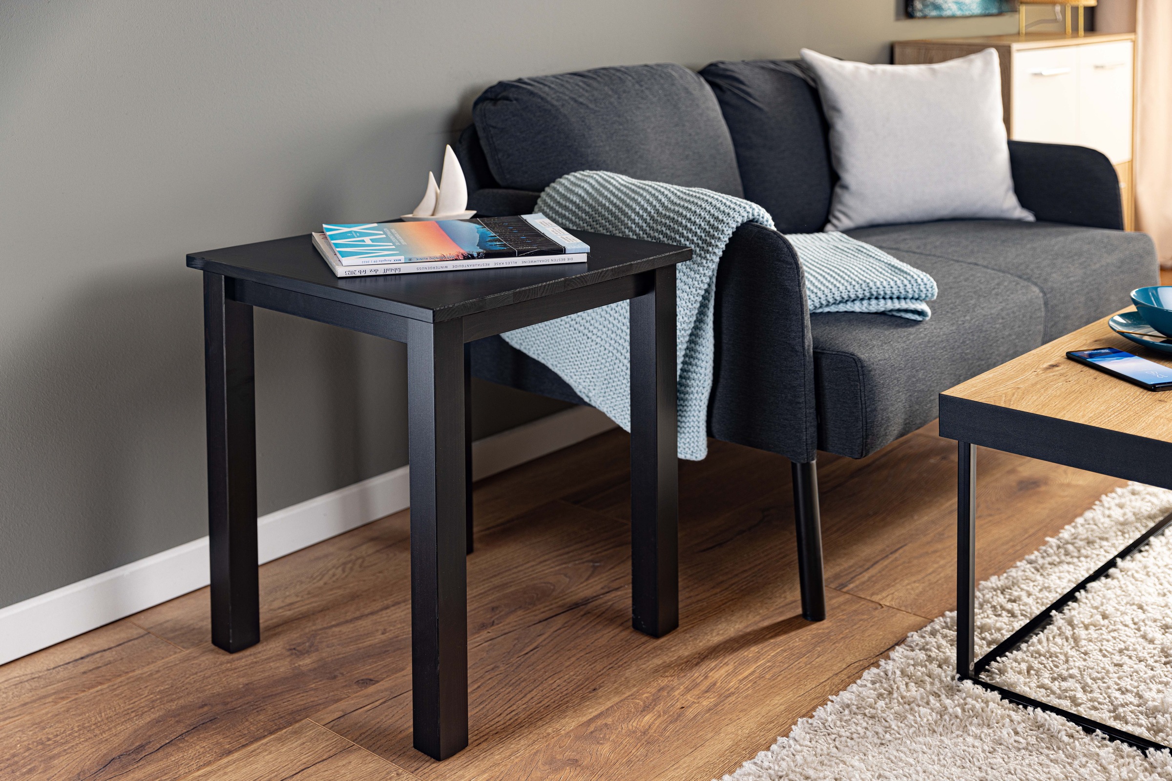 Home affaire INTER LINK Asgar Side Table Black 45cm 2