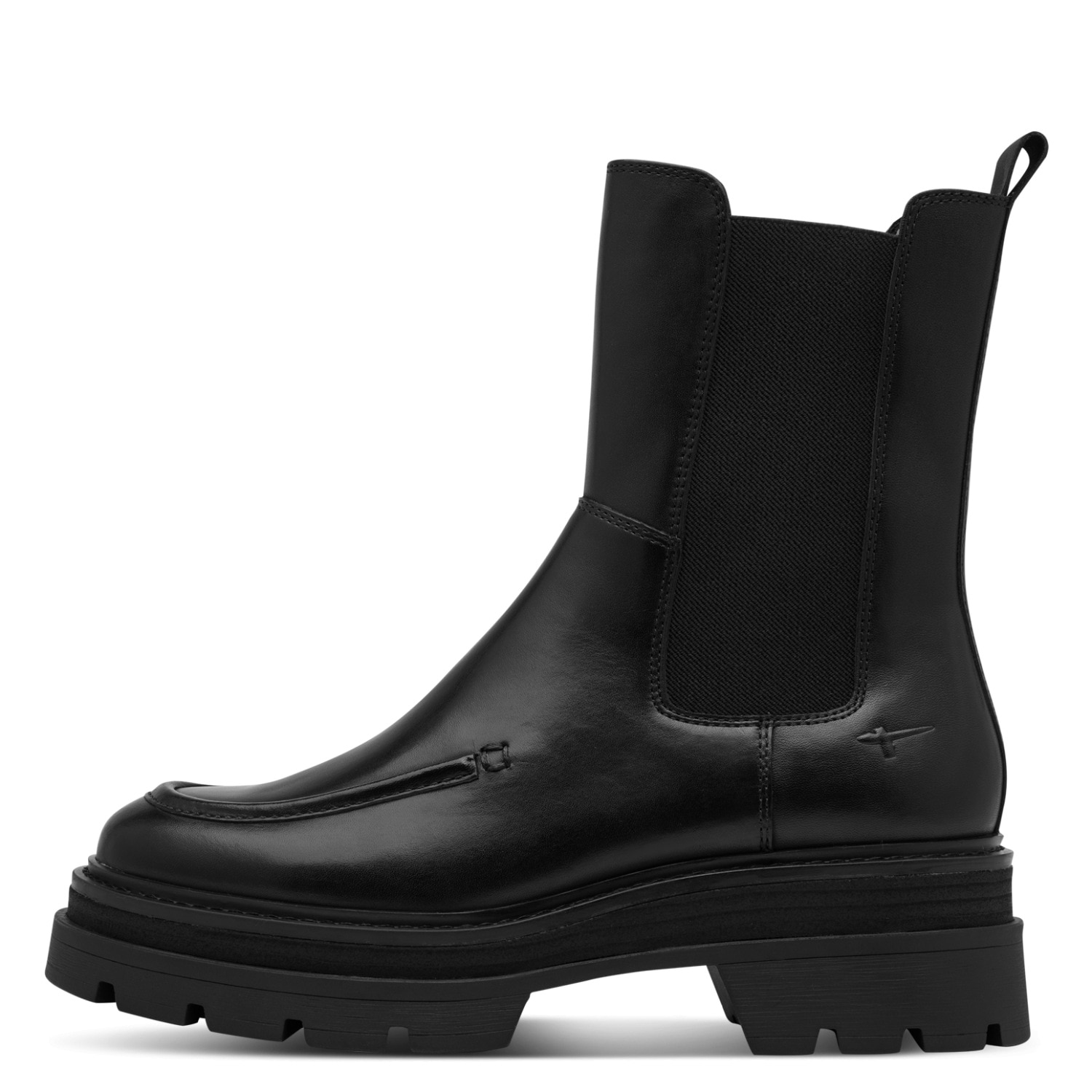 Tamaris Chelseaboots  Blockabsatz, Stiefelette mit angesagter Mokassinnaht