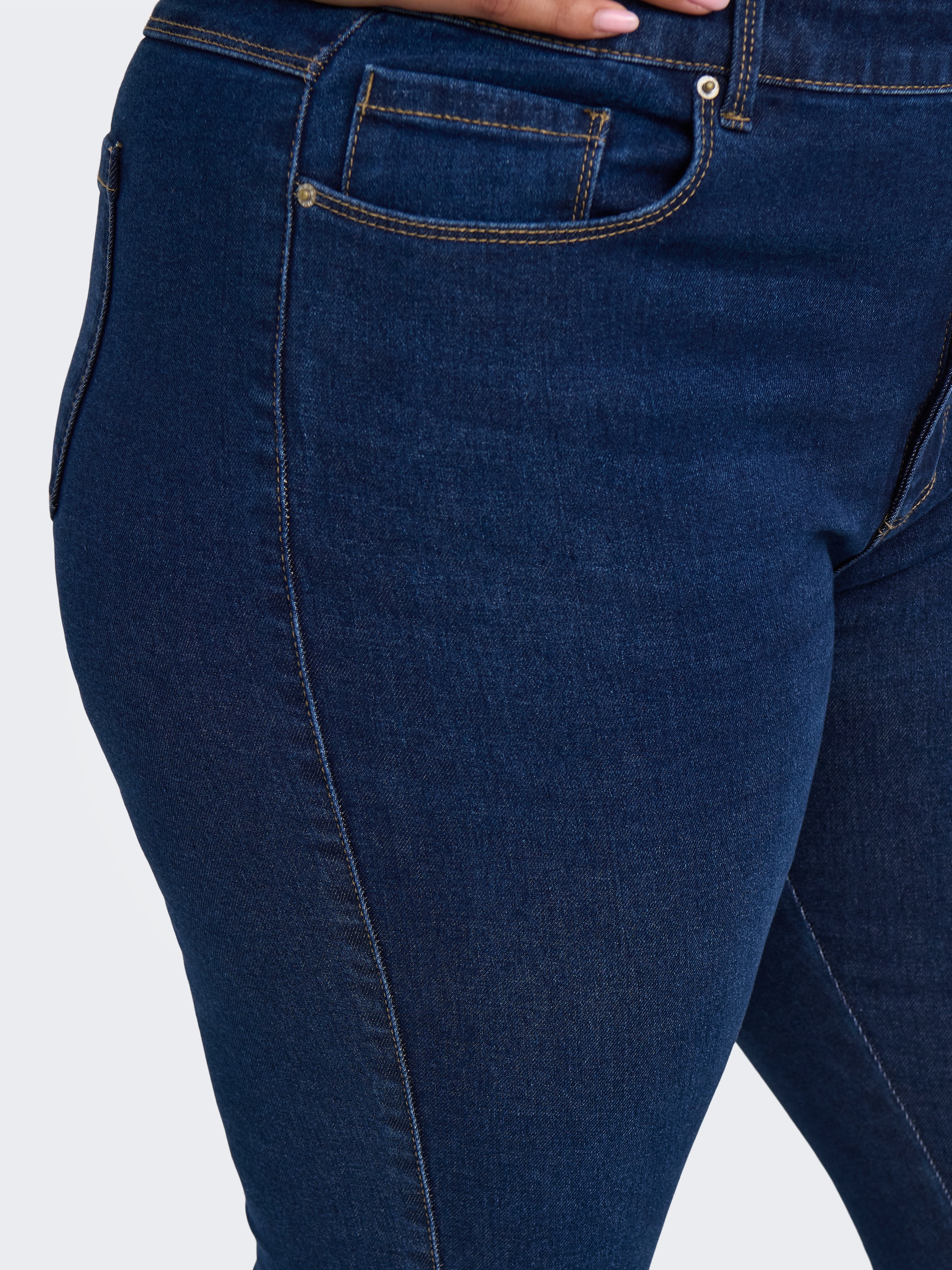 ONLY CARMAKOMA Skinny-fit-Jeans »CARSNOW HW STRETCH SKINNY PIM655 NOOS« Baumwollmischung, High Waist