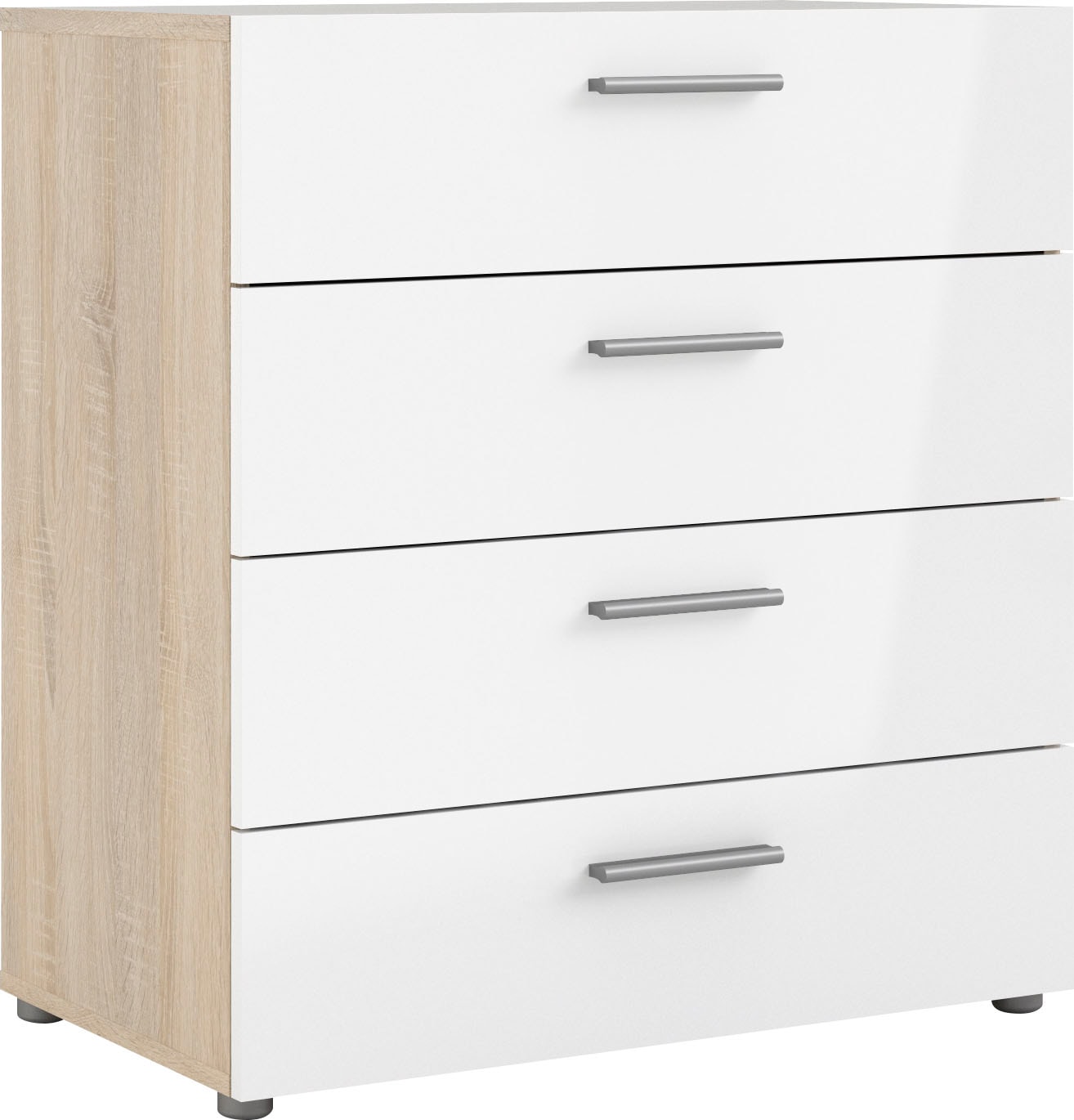 INOSIGN Kommode »Pepe, Aufbewahrung, Schubladenschrank, Stauraum«, Sideboard mit 4 Schubläden, Breite 80 cm, Höhe 68 cm