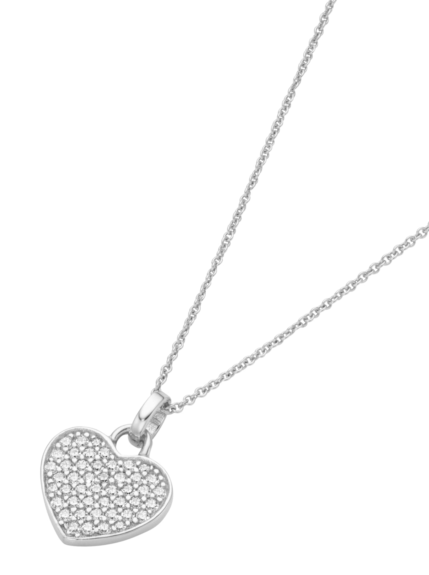 Lady Heart Pendant Silver 925 45 cm 3