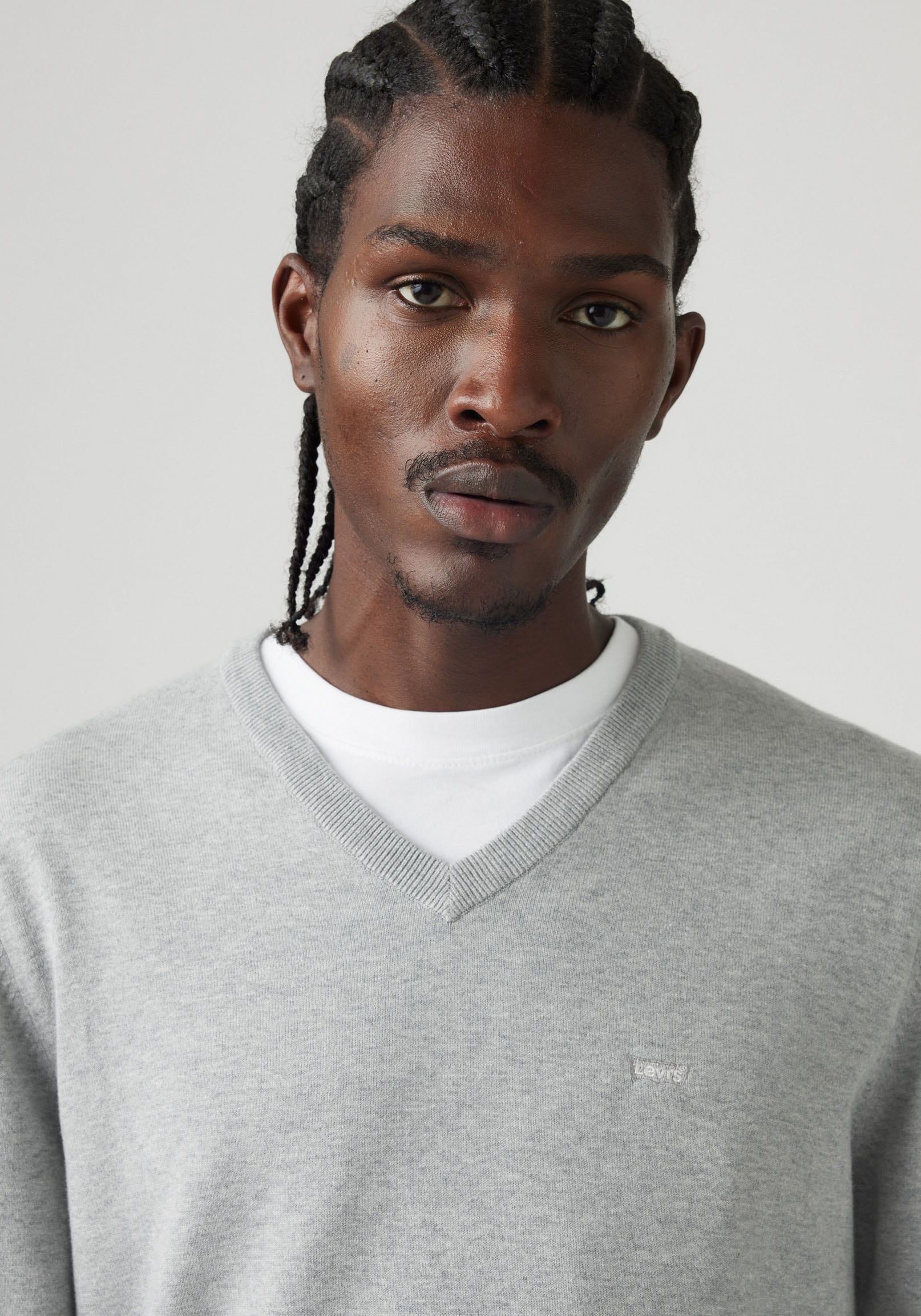 Levi's® Strickpullover »LW V NECK«, mit V-Ausschnitt
