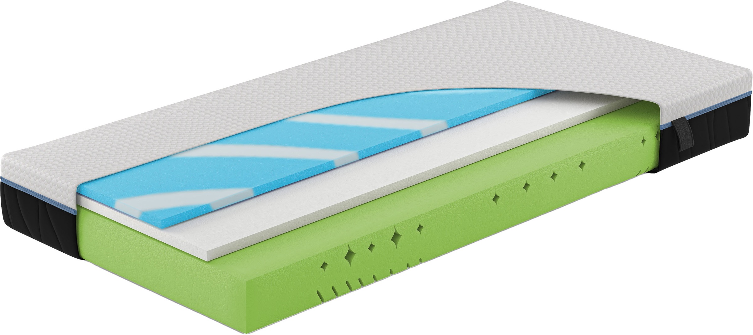 Hn8 Schlafsysteme Kaltschaummatratze "Royal Visco" 25 cm hoch 1 Stk. tlg. S günstig online kaufen