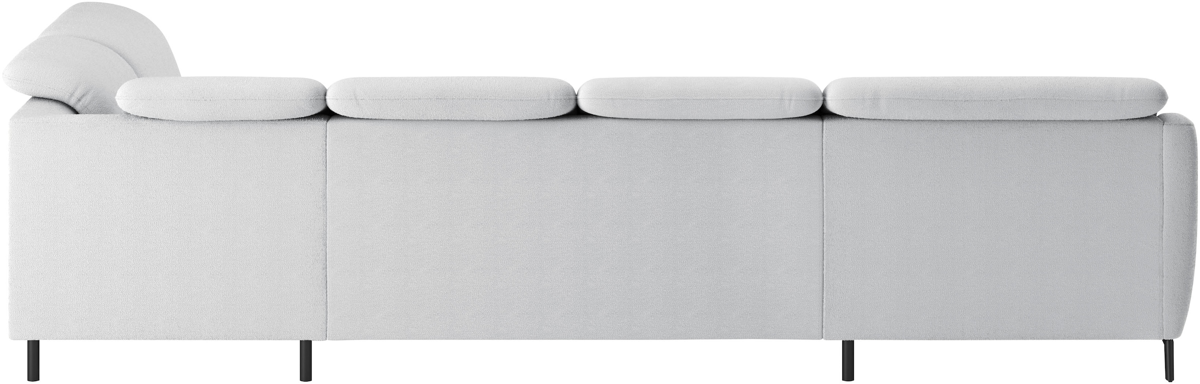 sit&more Wohnlandschaft »Blues U-Form«, inkl. Kopfteilverstellung, wahlweise mit Klapptisch und USB