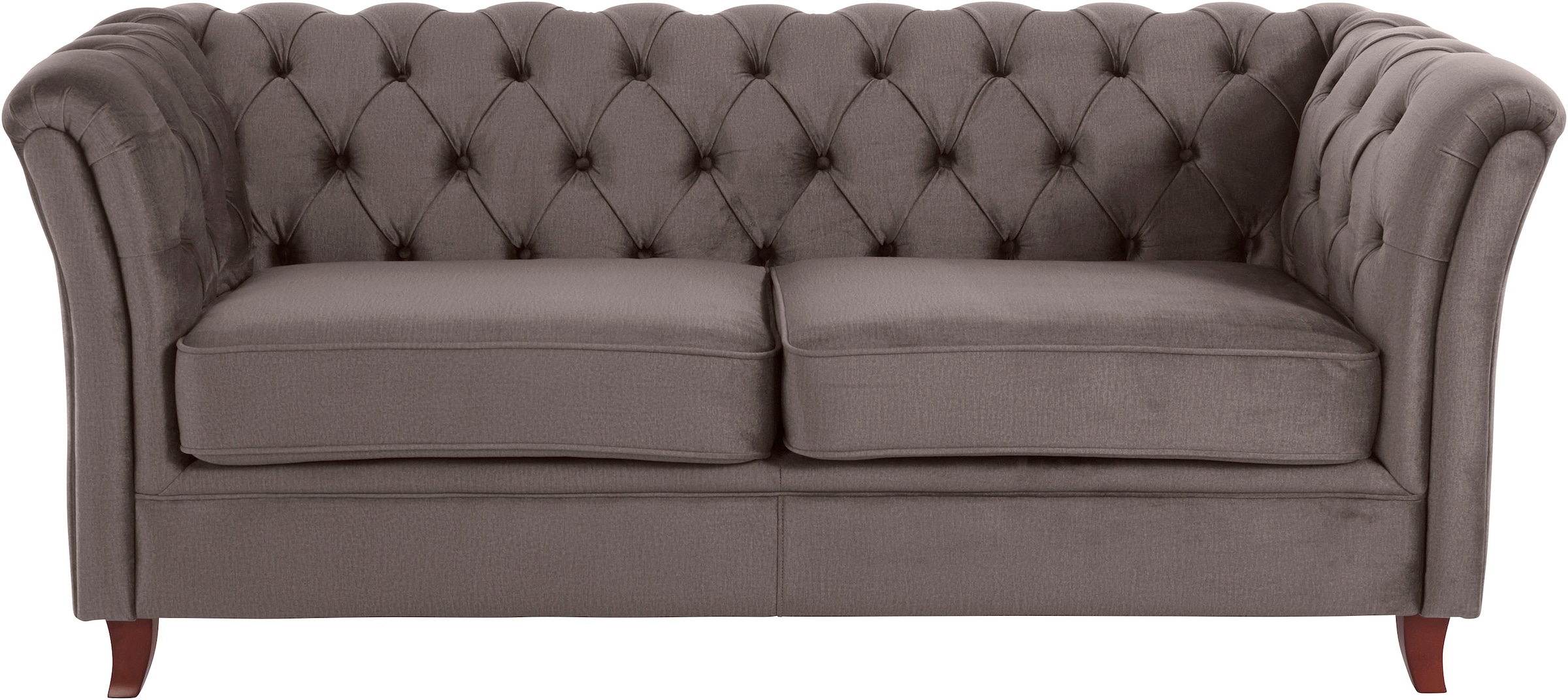 Home affaire Chesterfield-Sofa "Reims", mit echter Chesterfield-Knopfheftung, hochwertige Verarbeitung