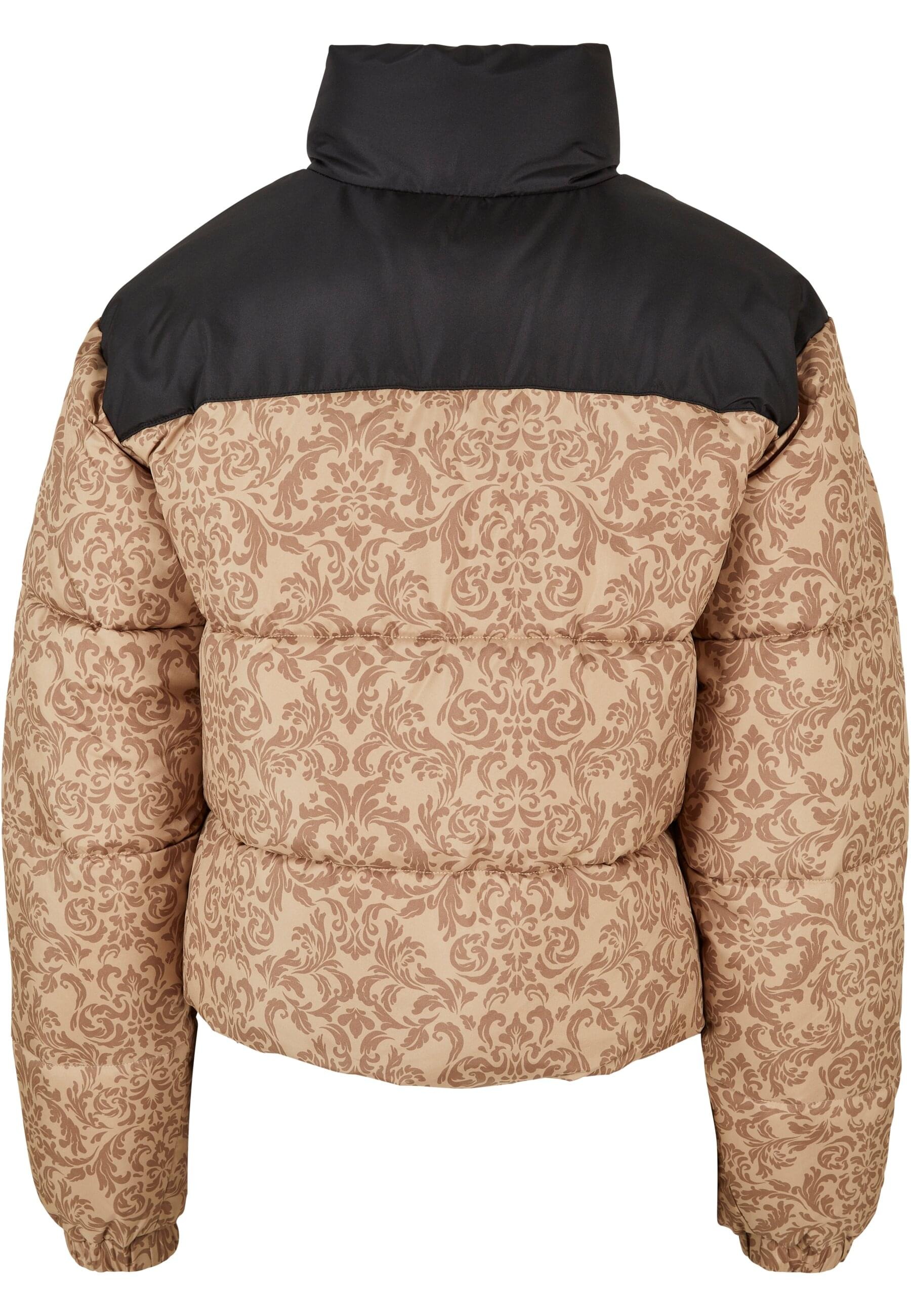 URBAN CLASSICS Winterjacke »Urban Classics Damen Ladies AOP Retro Puffer Jacket«, (1 St.), ohne Kapuze
