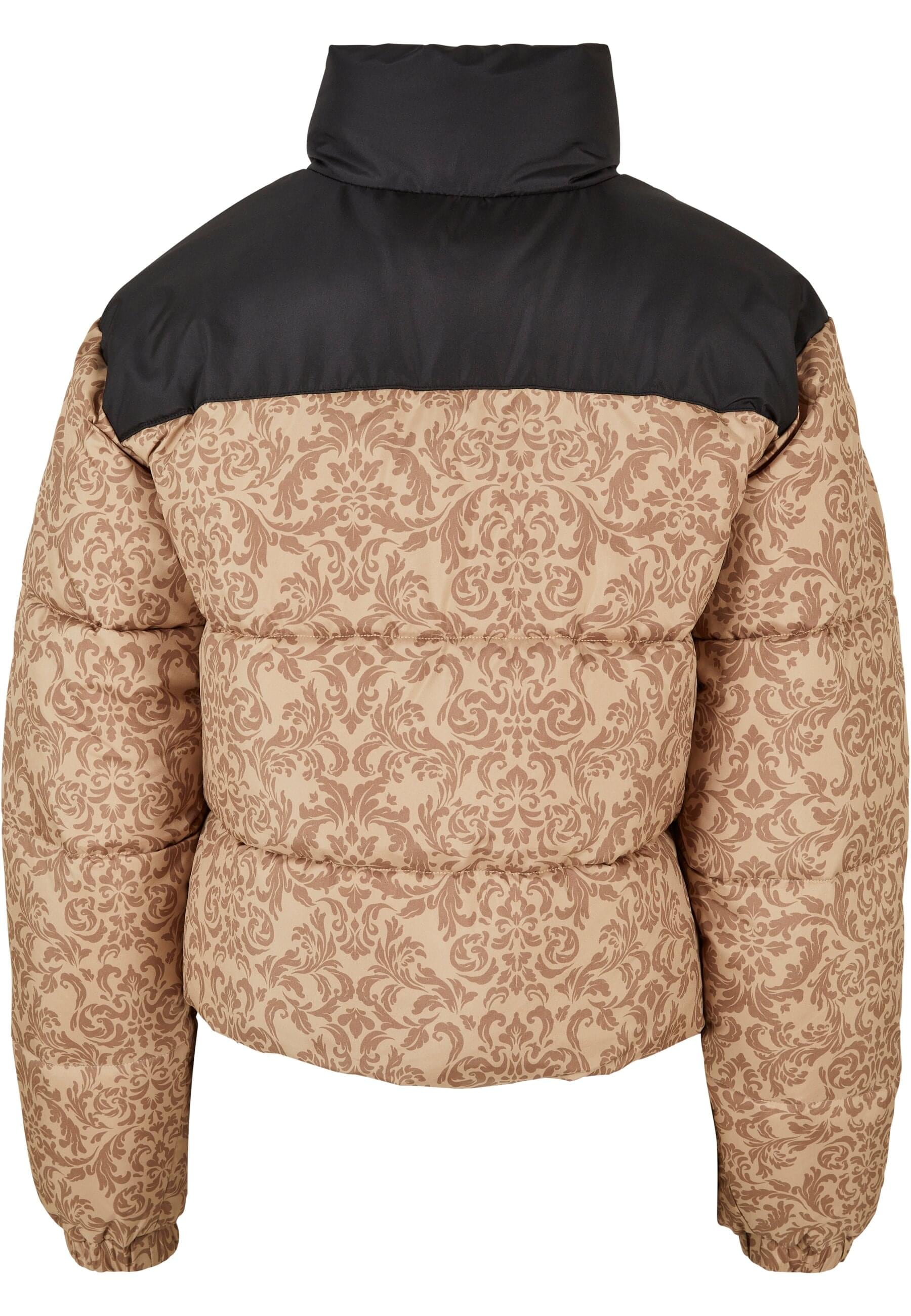 URBAN CLASSICS Winterjacke "Urban Classics Damen Ladies AOP Retro Puffer Ja günstig online kaufen