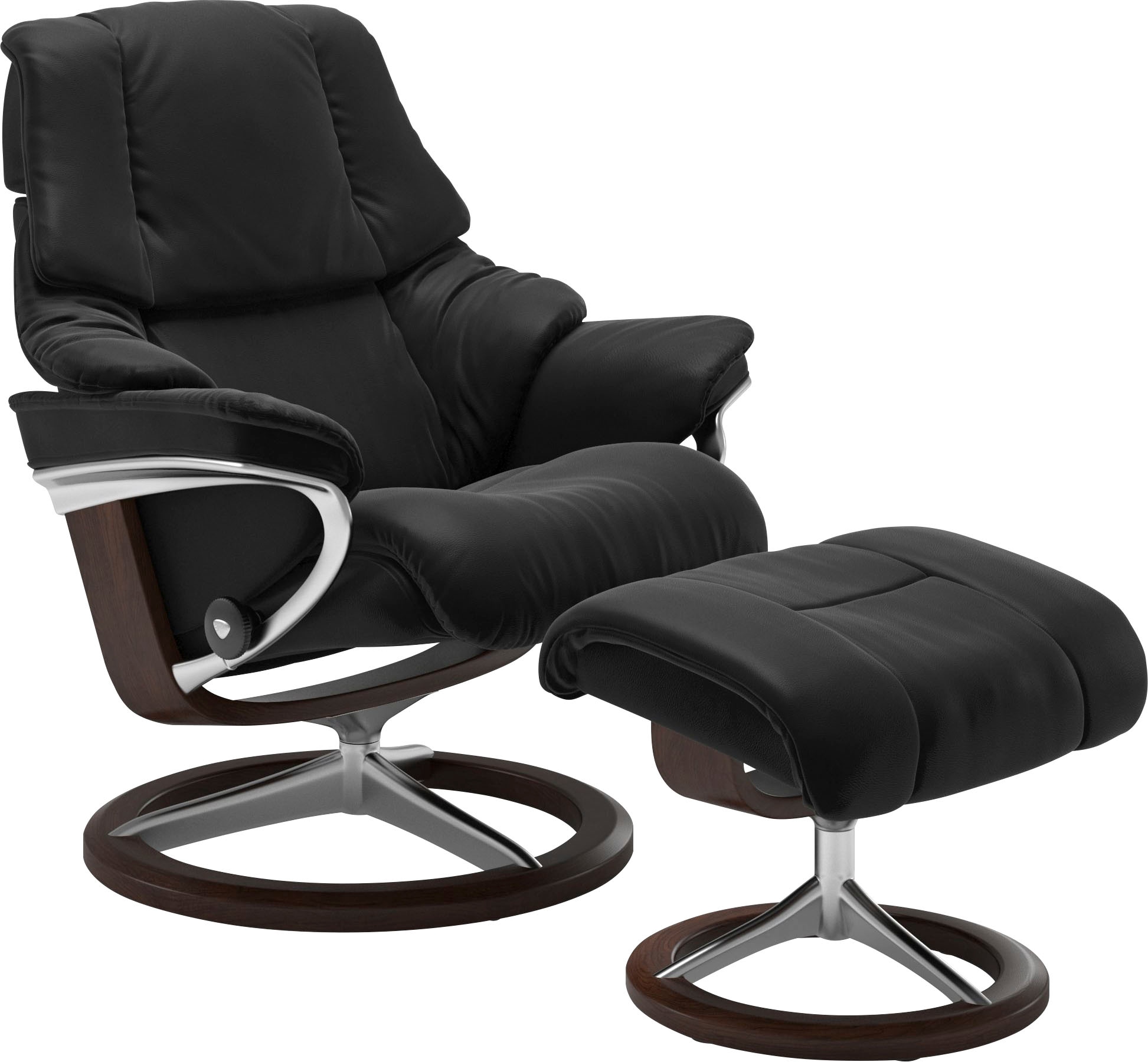 Stressless Fußhocker "Reno", mit Signature Base, Gestell Braun