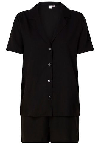 Calvin Klein Pyjama »S/S SHORT SET«, (Set, 2 tlg.), mit Hemdbluse kaufen
