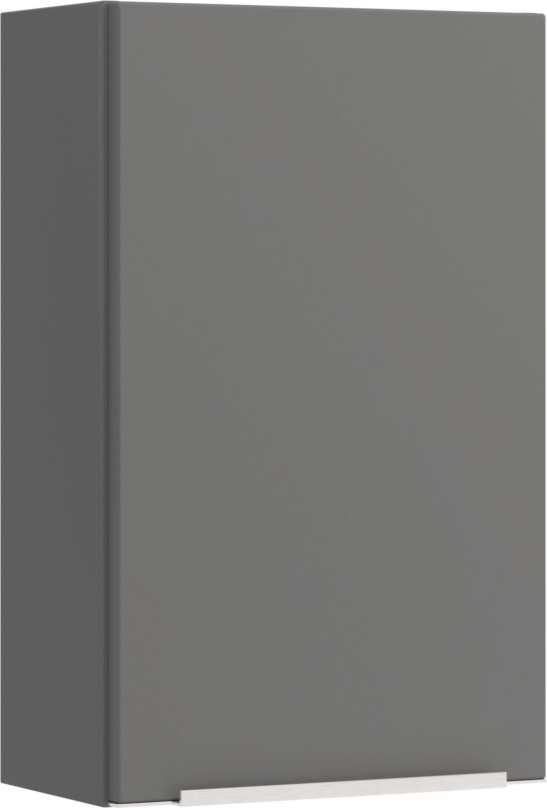 welltime Hängeschrank »TRIENT, Hängeschrank 40 cm, gedämpfte Scharniere« onyx-grey, gedämpfte Tür, verstellbare Einlegeböden