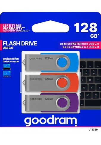 Goodram USB-Stick »UTS3 derinys 128GB USB laik...
