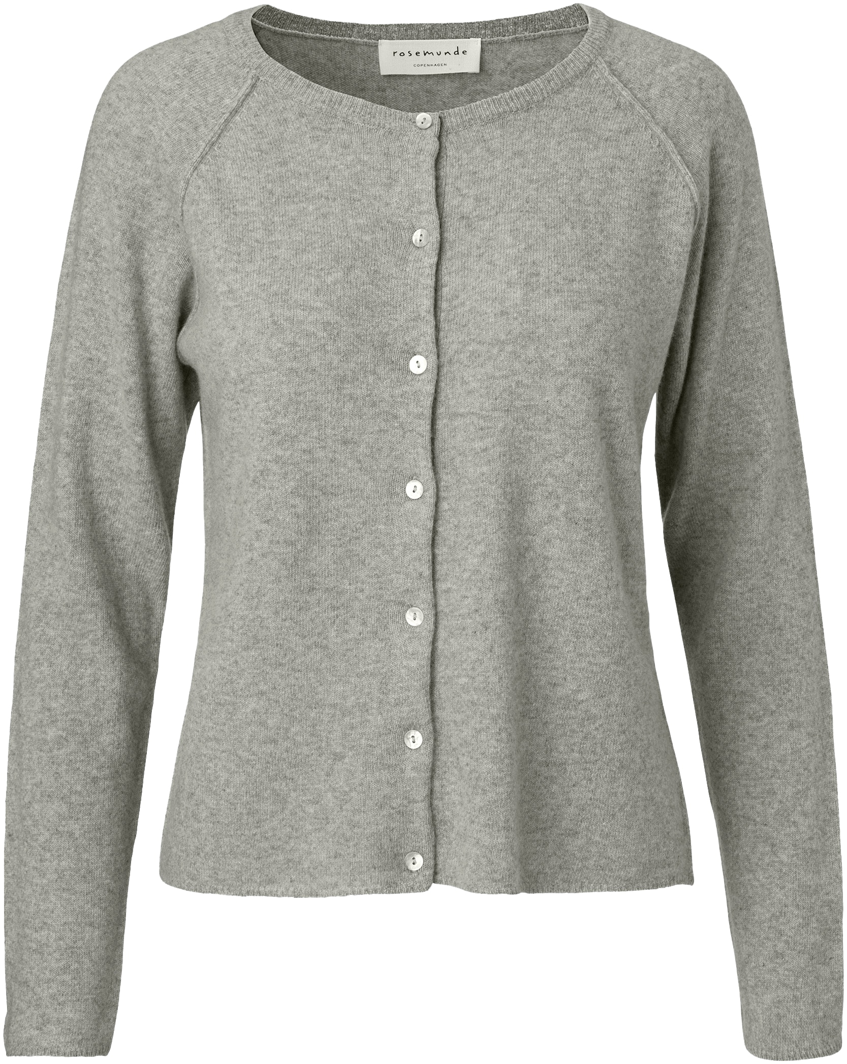 rosemunde Strickjacke "LAICA" Knöpfe als Verschluss, Rundhalsausschnitt, Sc günstig online kaufen