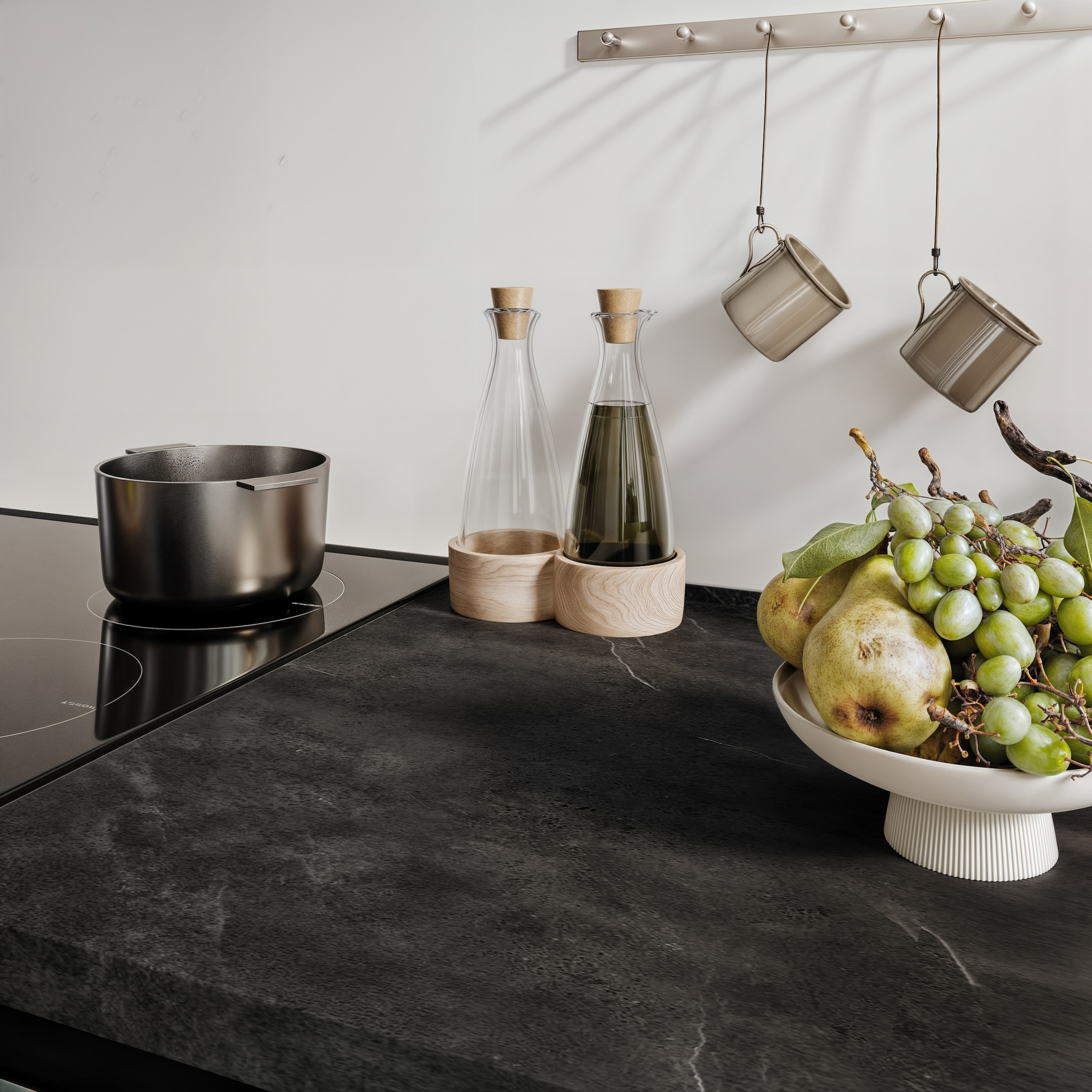 BASIC by Balculina Küchenzeile »Isis B/T/H 335x60x210 cm« Breite 273 cm, wahlweise mit E-Geräten und Induktionskochfeld