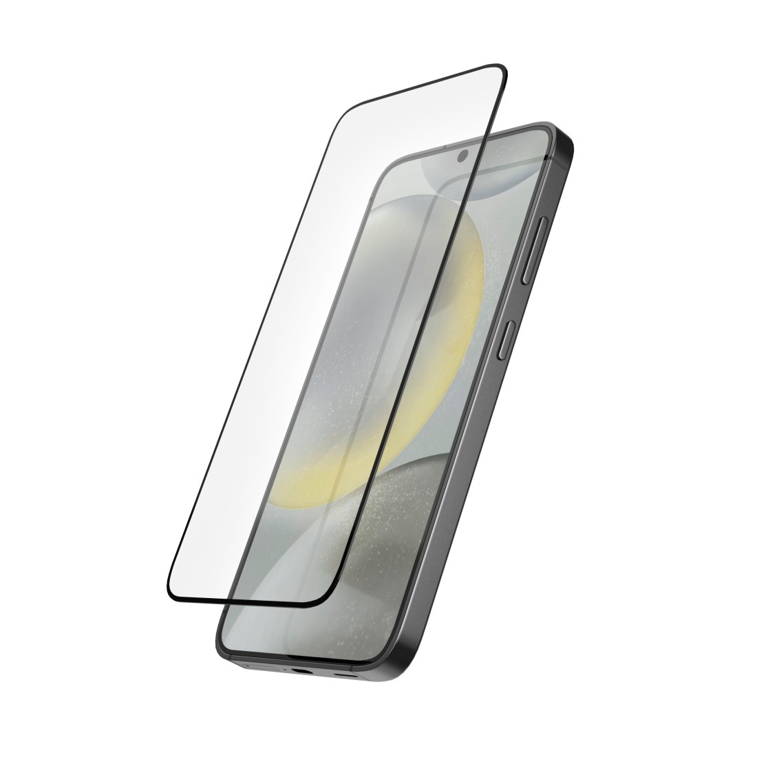 Hama Displayschutzglas »Displayschutzglas für Galaxy S24 (Panzerglas, D3O, Montagehilfe)«, für Samsung Galaxy S24