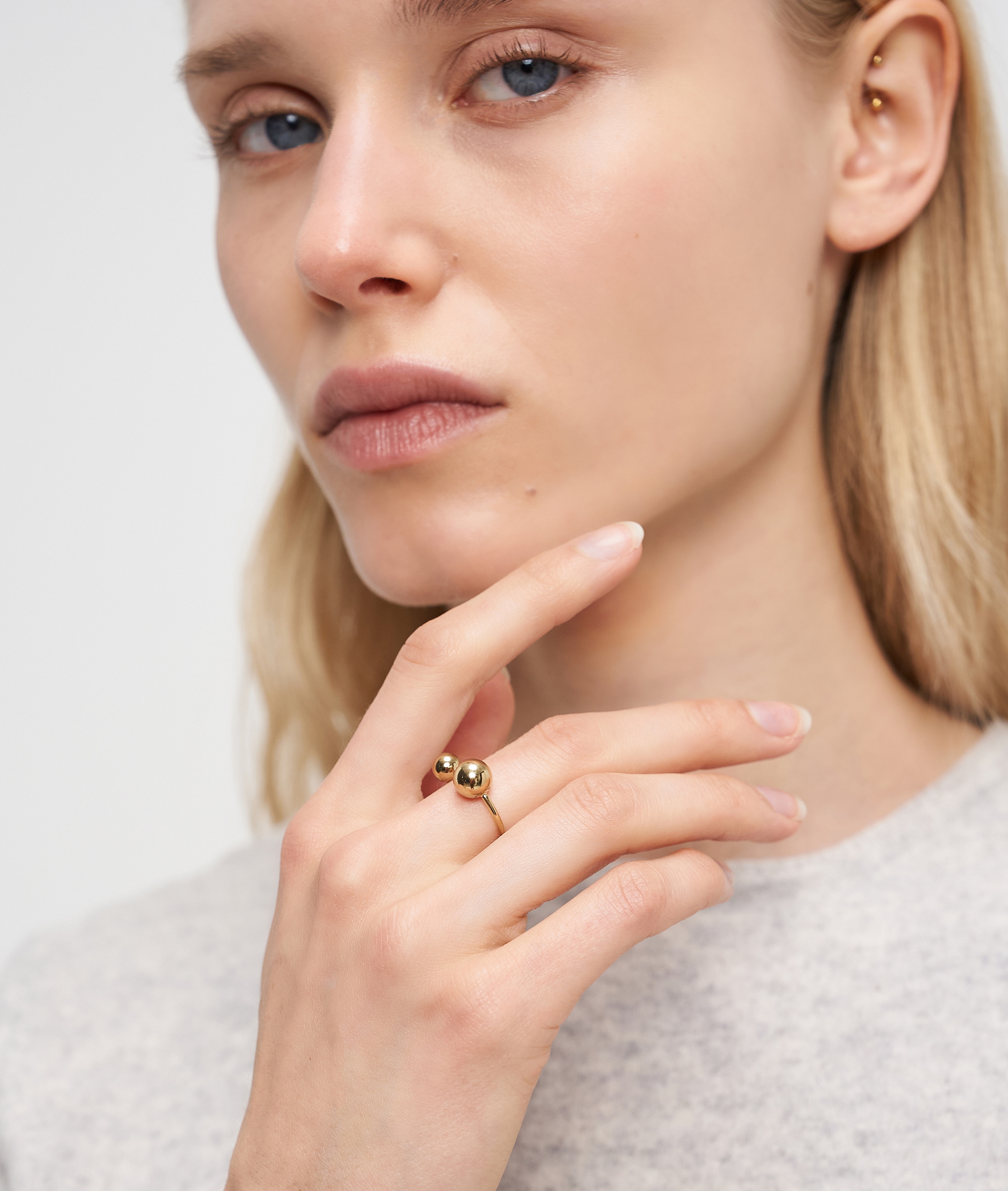 Liebeskind Berlin Fingerring »Schmuck Geschenk Steel Ball Ring«