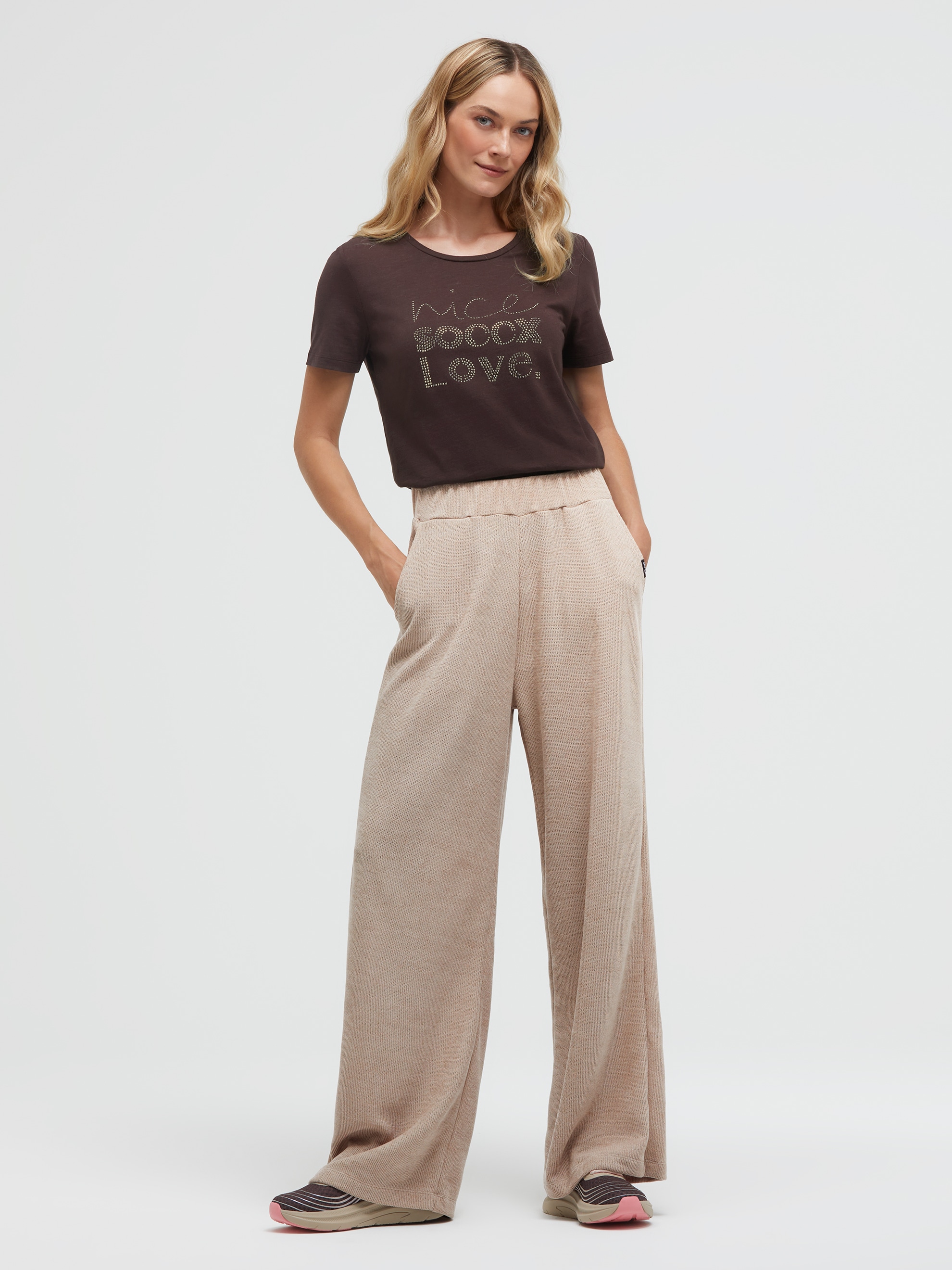 SOCCX Schlupfhose  mit Elastikbund & seitlichen Taschen