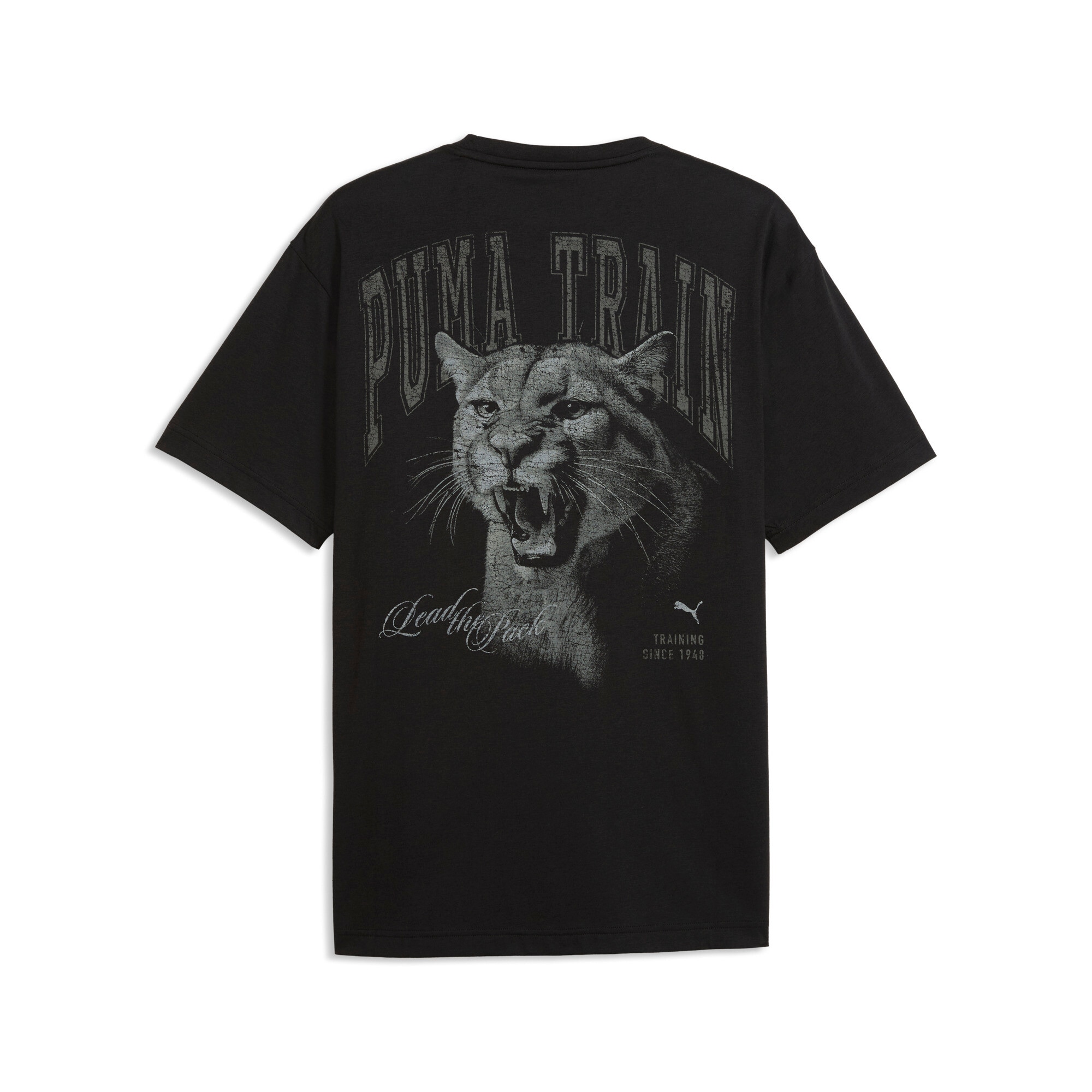 PUMA "M LEAD THE PACK GRAPHIC TEE" Regular Fit, kurzärmelig, sportlich, für Training