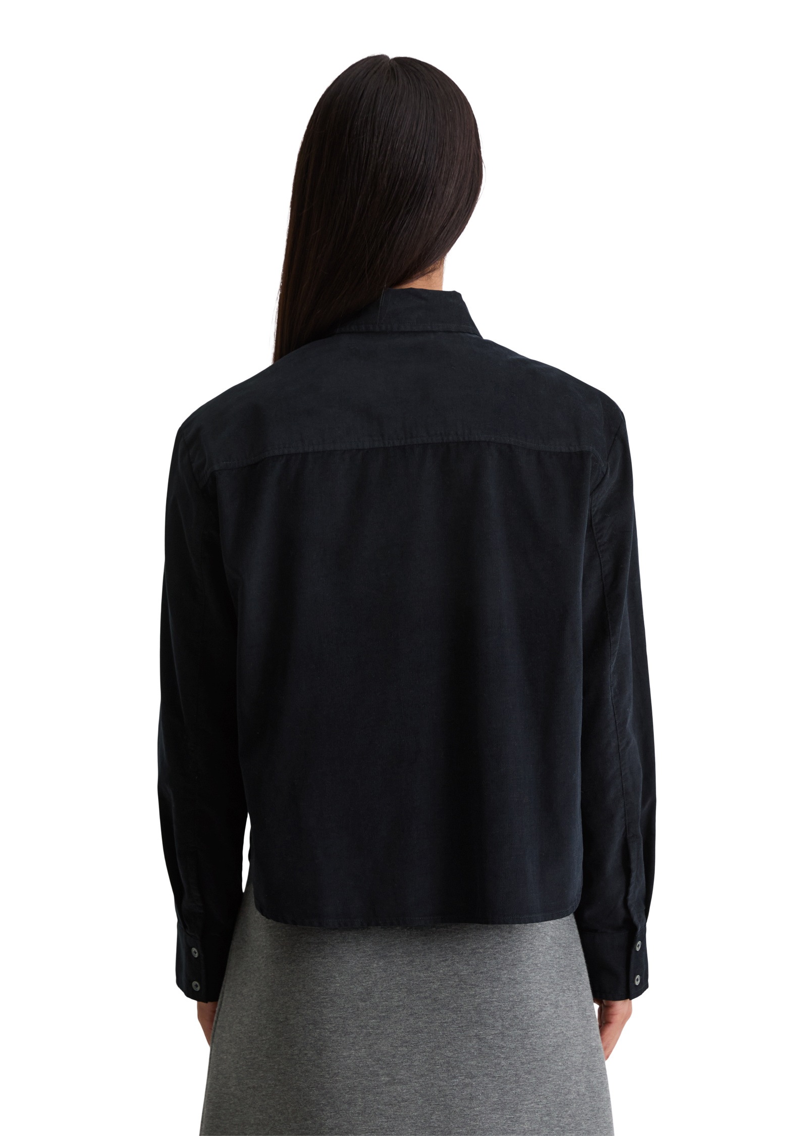 Thumbnail - Marc OPolo Langarmbluse "aus softem Baumwolle-Lyocell-Mix"