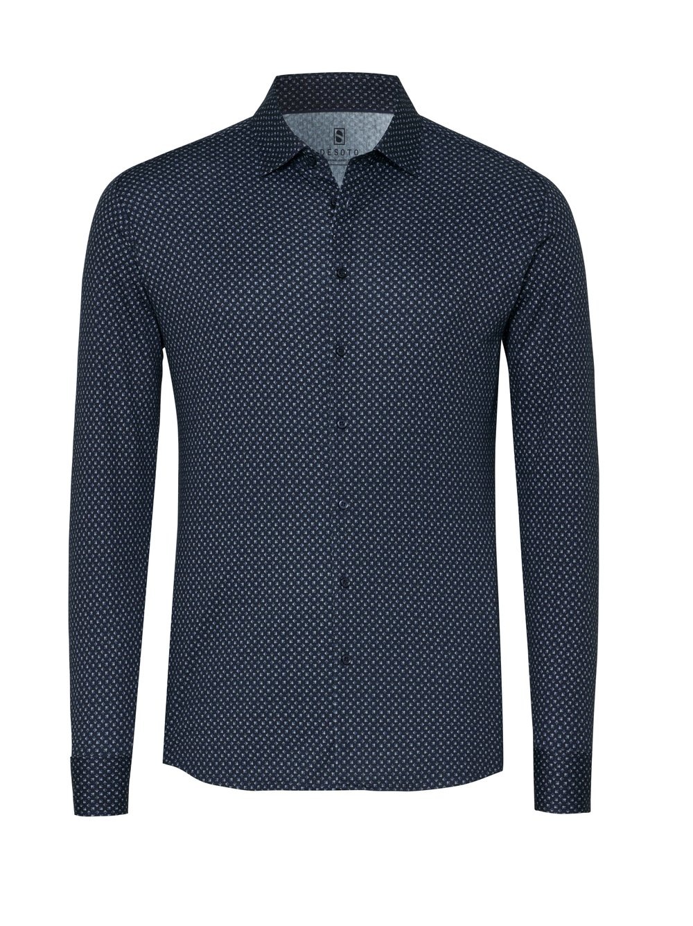 DESOTO Langarmhemd »Jersey Casual Kent«
