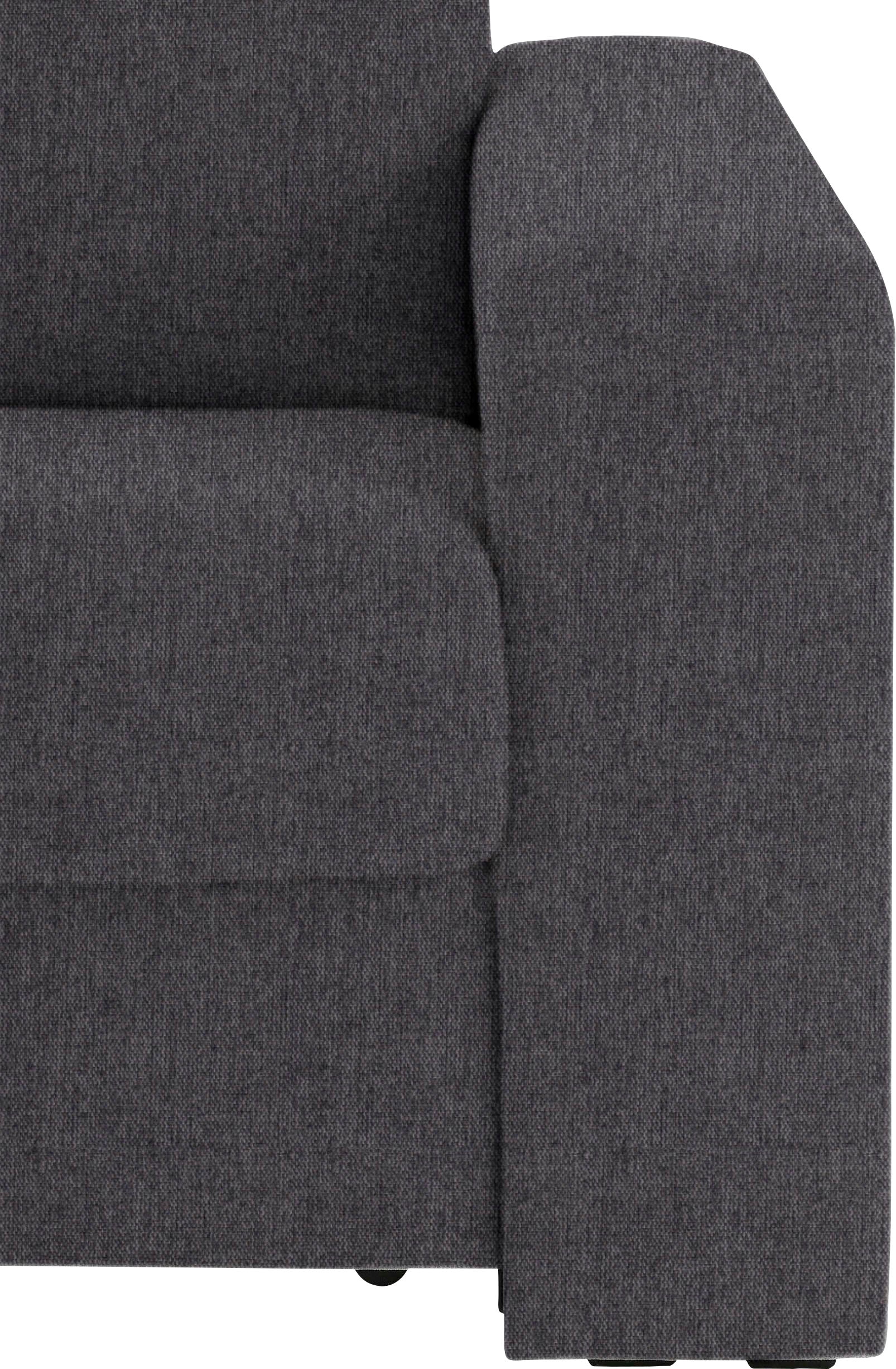 Home affaire Ecksofa »Roma "M" Matratzenhöhe 14 cm, Dauerschlaffunktion, mit Unterfederung,«, Liegemaße ca 143x198 cm, L-Form