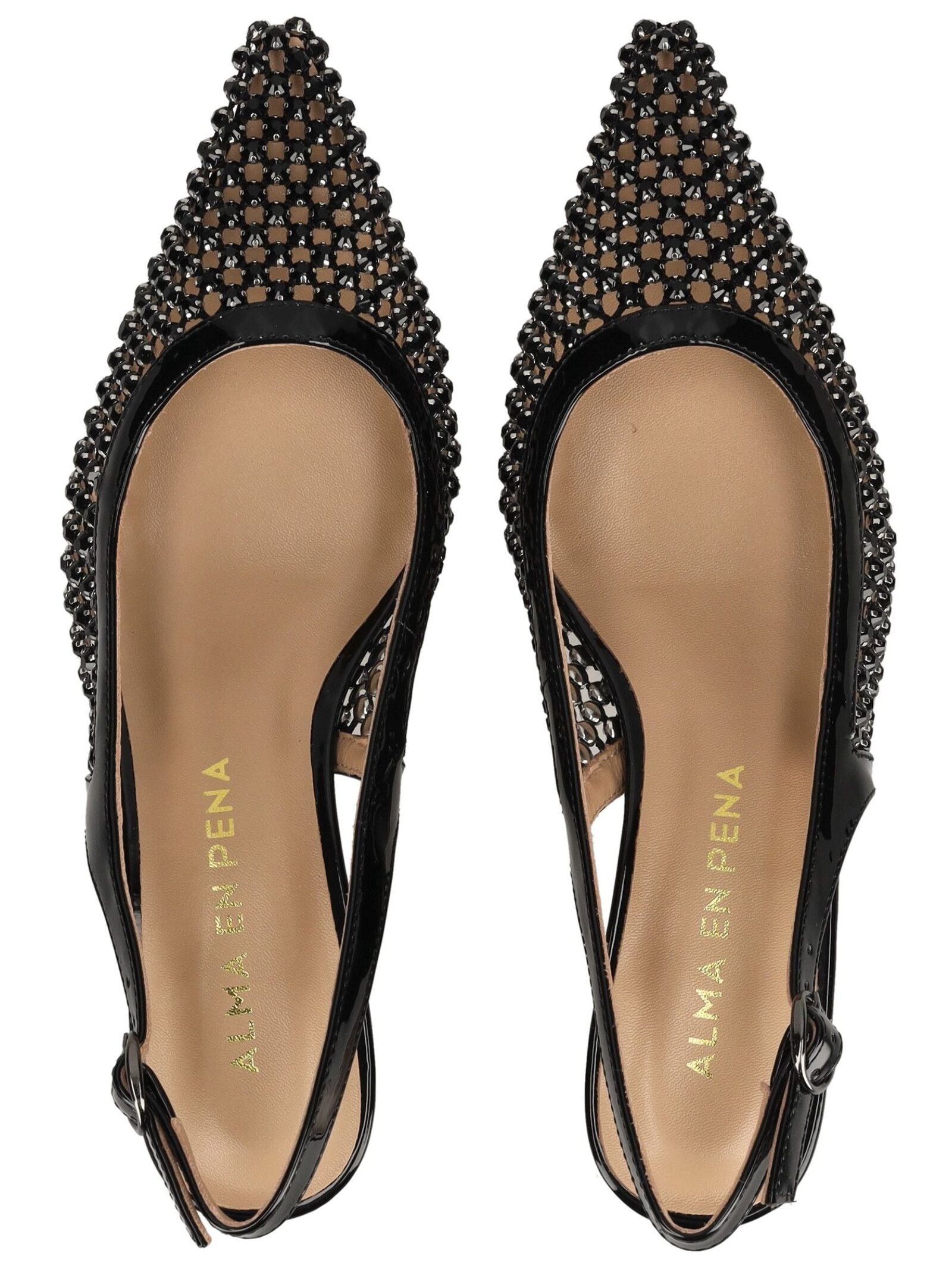 Alma en Pena Slingpumps »ALMA EN PENA Pumps Lederimitat/Textil«