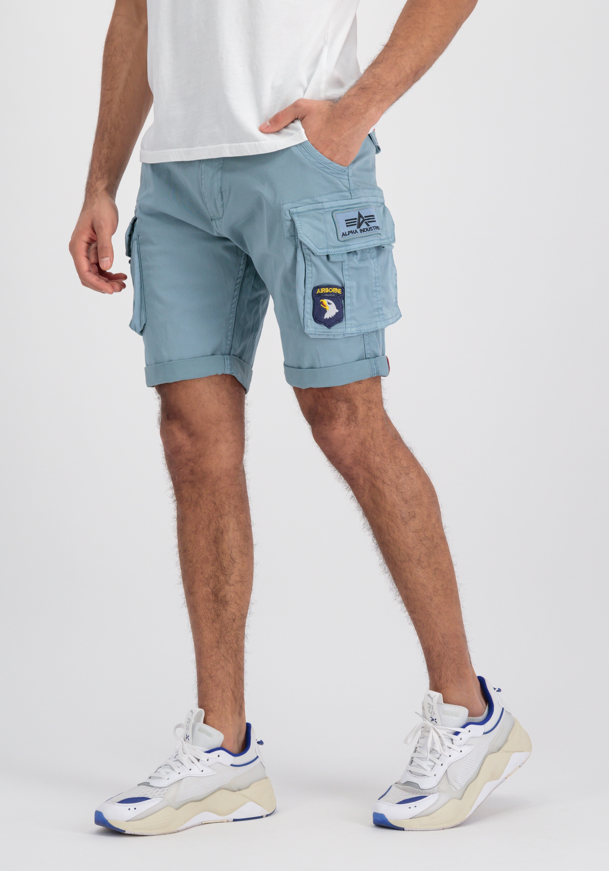 Alpha Industries Shorts "Alpha Industries Men - Shorts Crew Short Patch" günstig online kaufen