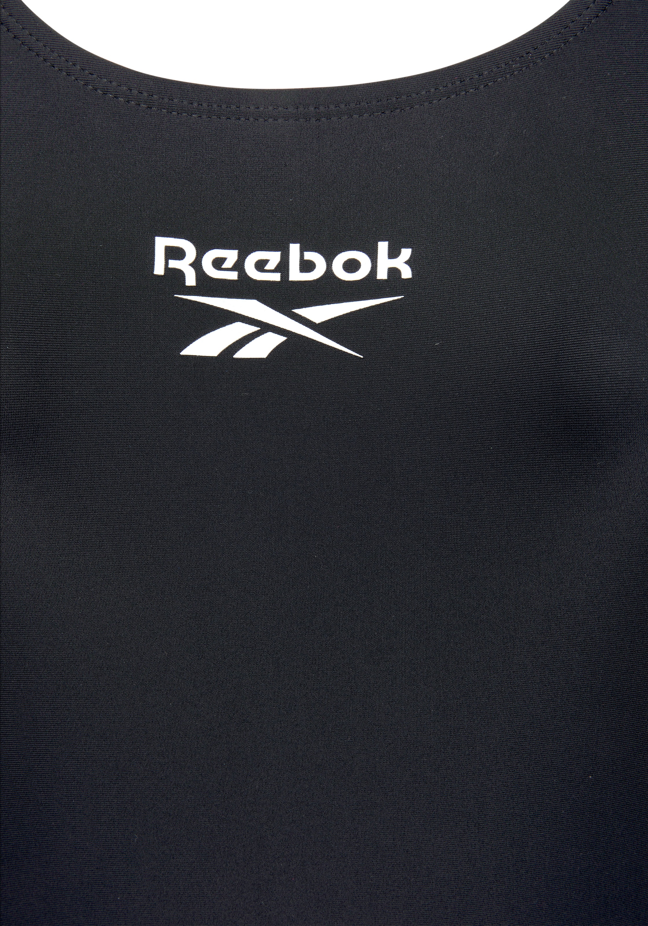 Logoschriftzug am online und mit | vorn kaufen Reebok »Adelia«, Rücken BAUR Badeanzug