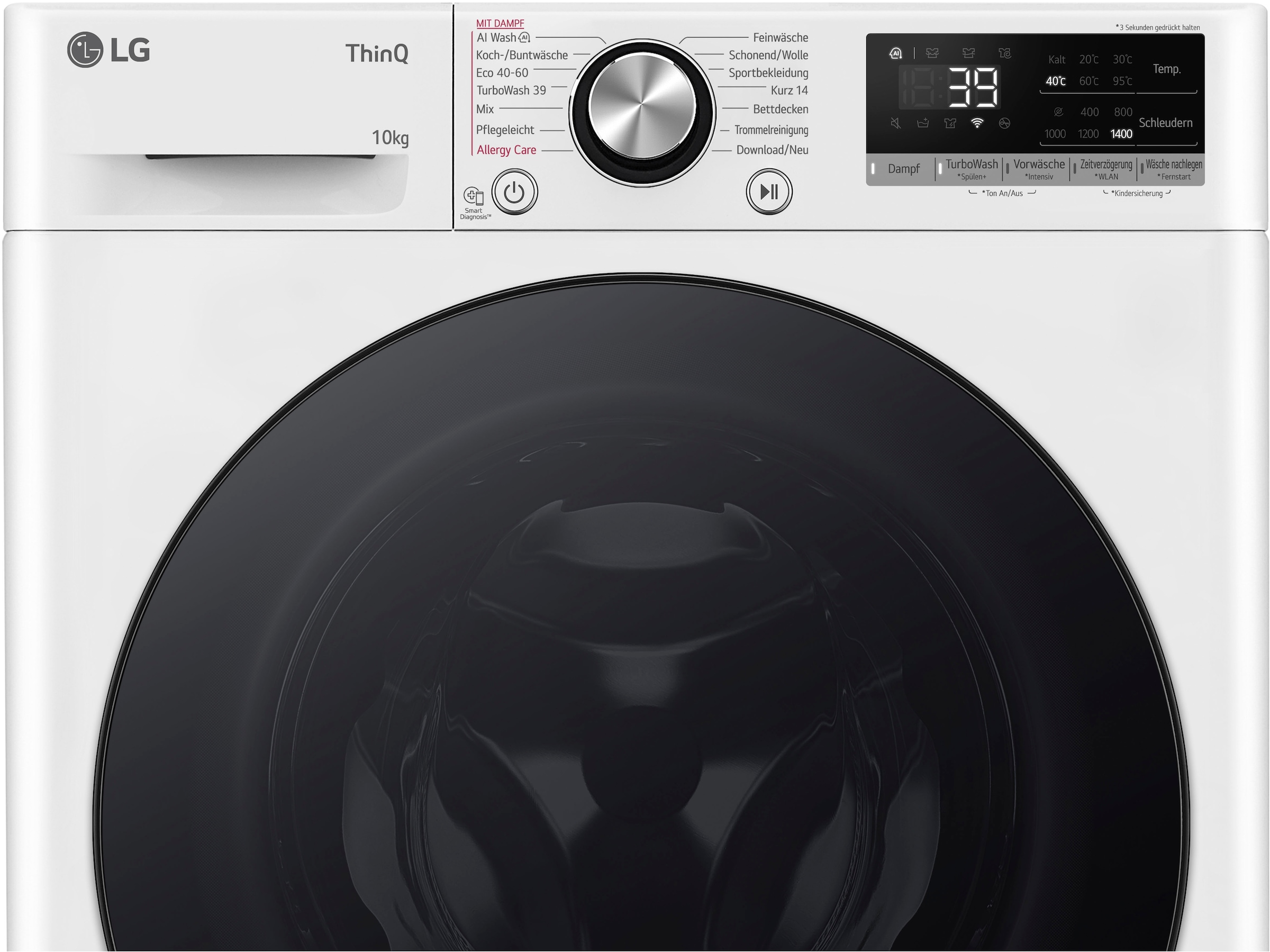 LG Waschmaschine Serie 7 »F4WR700Y«, 10 kg, 1400 U/min, Steam-Funktion