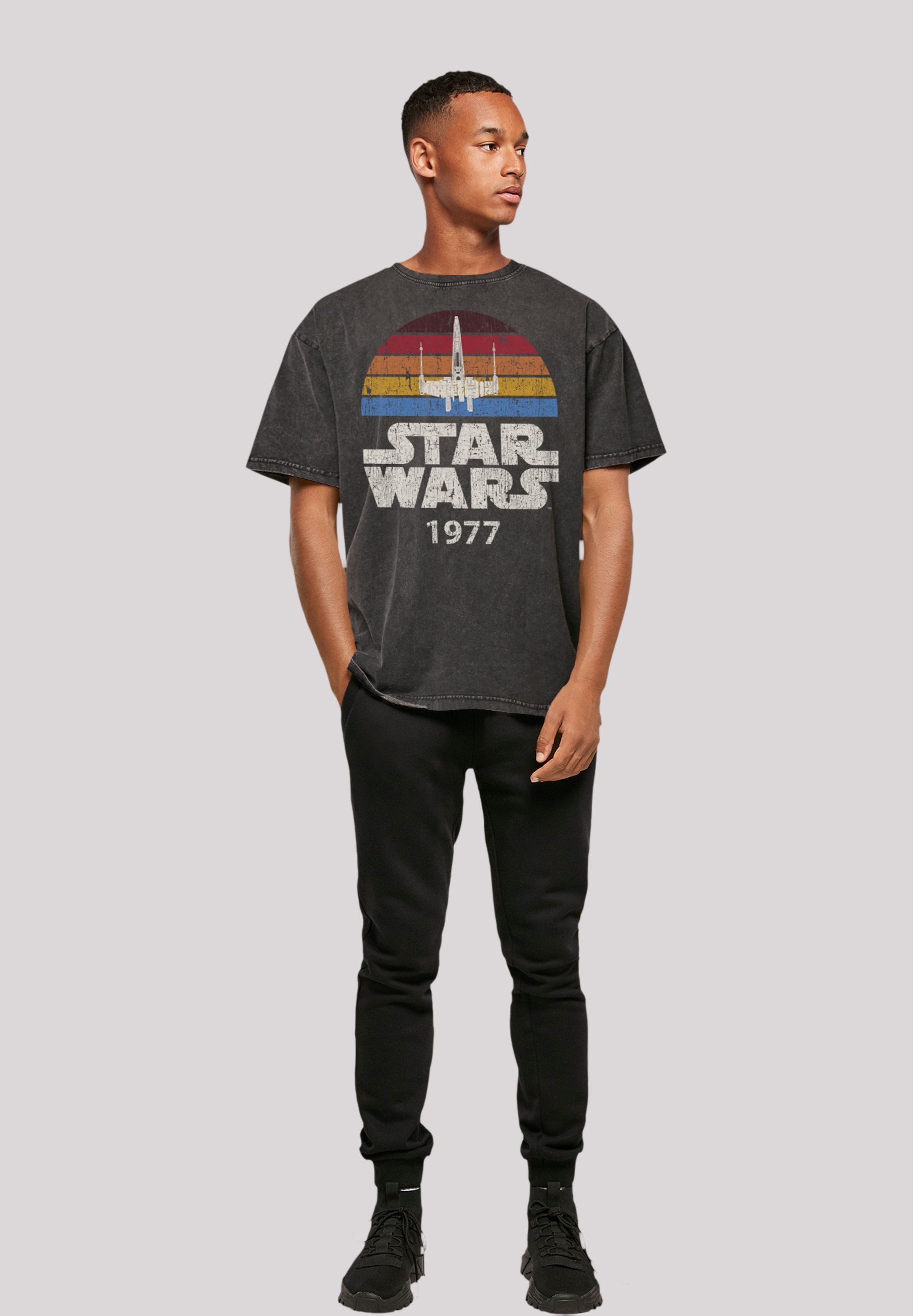 F4NT4STIC T-Shirt »Star Wars X-Wing Trip 1977 T«, Premium Qualität