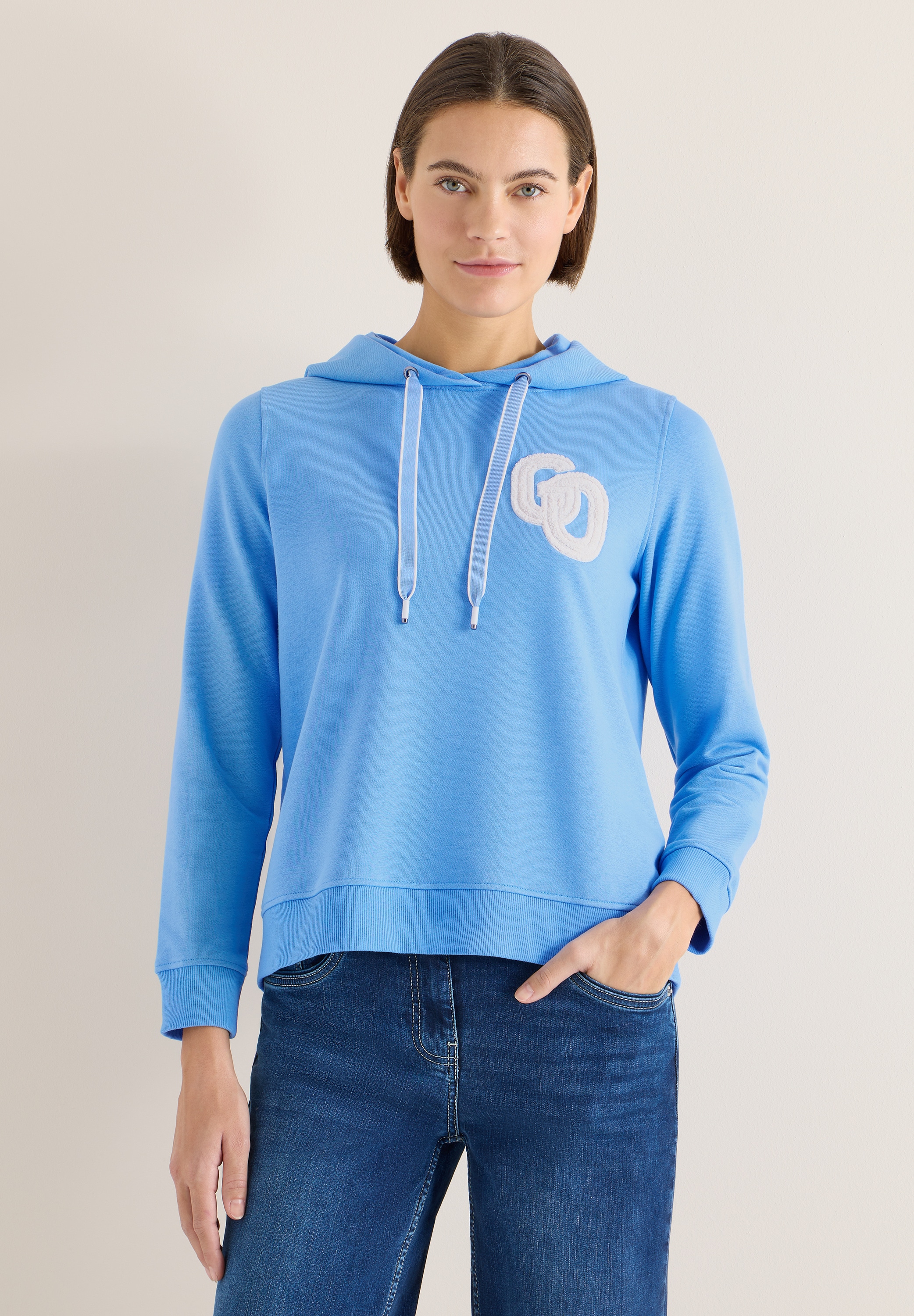 Cecil Sweatshirt, mit Kapuze mit Tunnelzugband günstig online kaufen