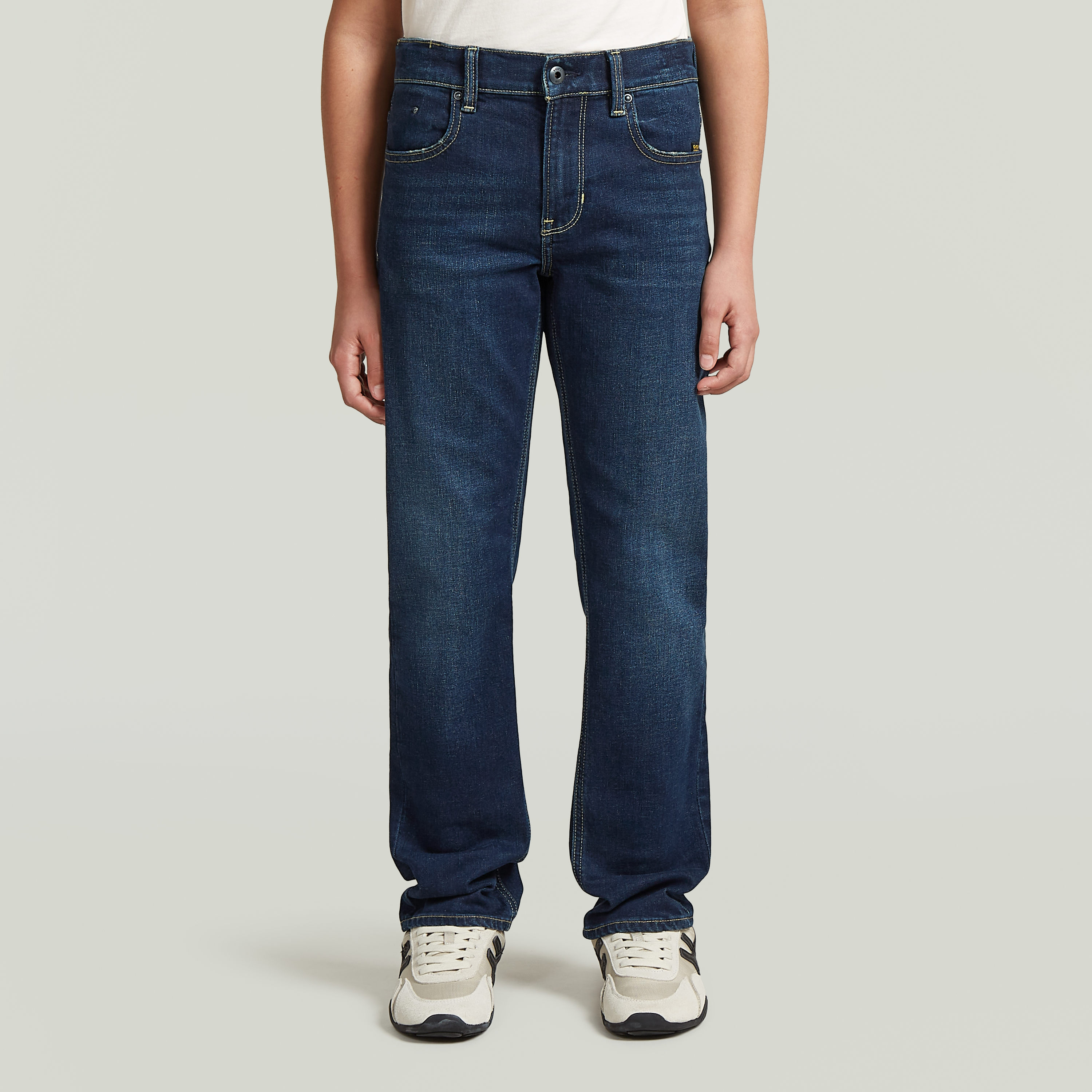 G-STAR Straight-Jeans "KIDS, MOSA STRAIGHT" aus Baumwoll-Denim