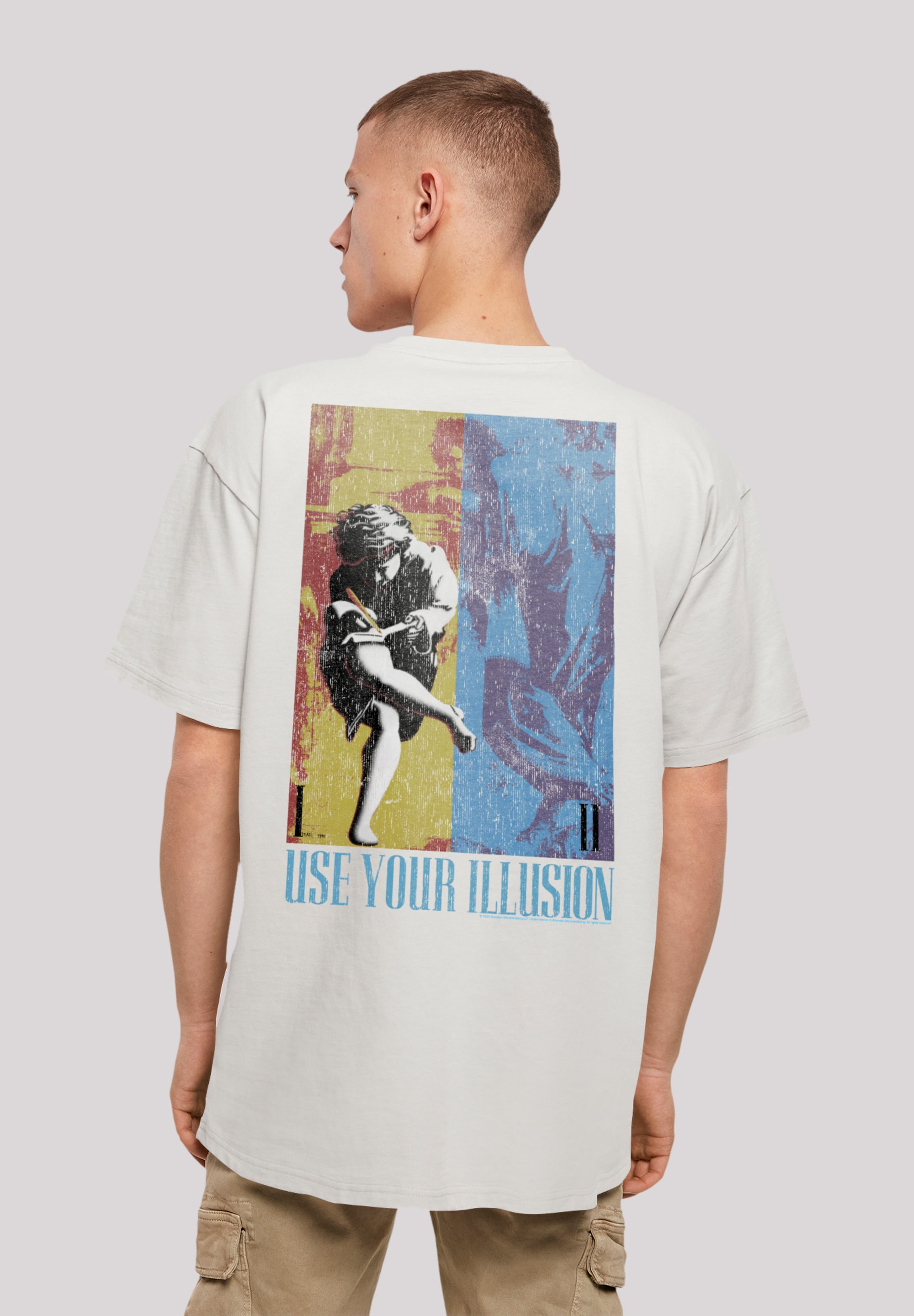 F4NT4STIC T-Shirt "Guns n Roses Music Double Illusion", Musik, Band, Logo günstig online kaufen