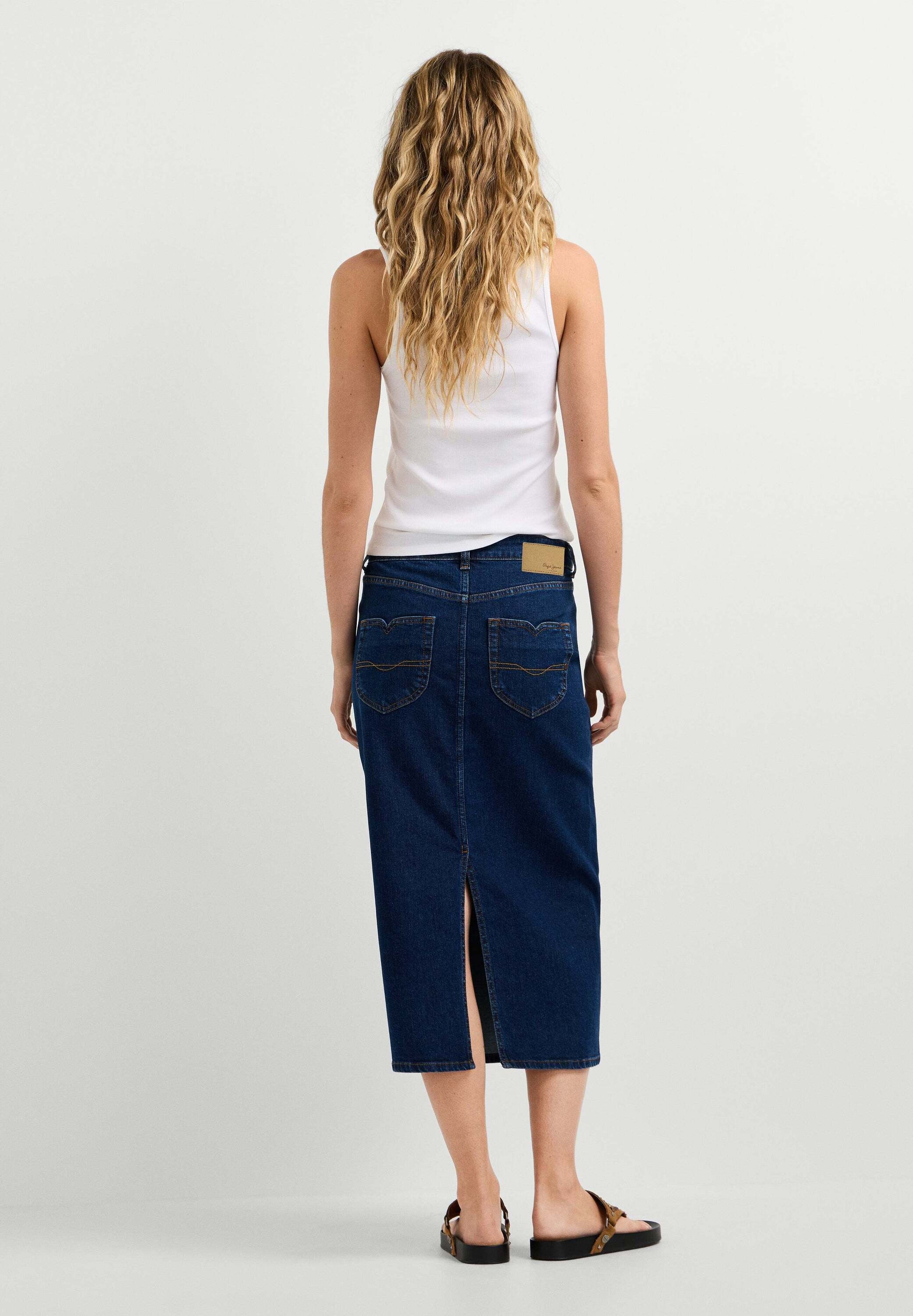 Pepe Jeans A-Linien-Rock »skirt WILLA MIDI SKIRT«